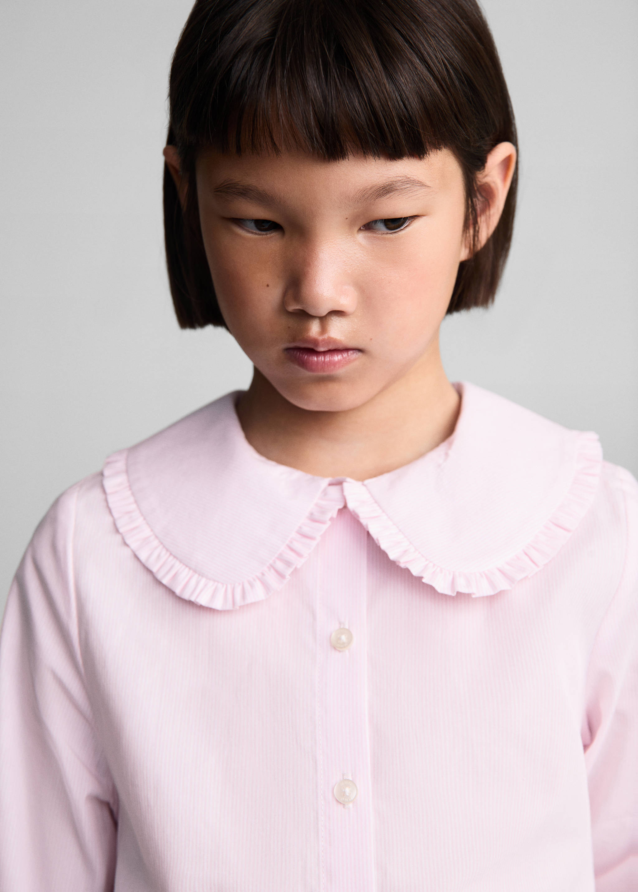 Chemise ajourée col Claudine - Détail de l'article 1