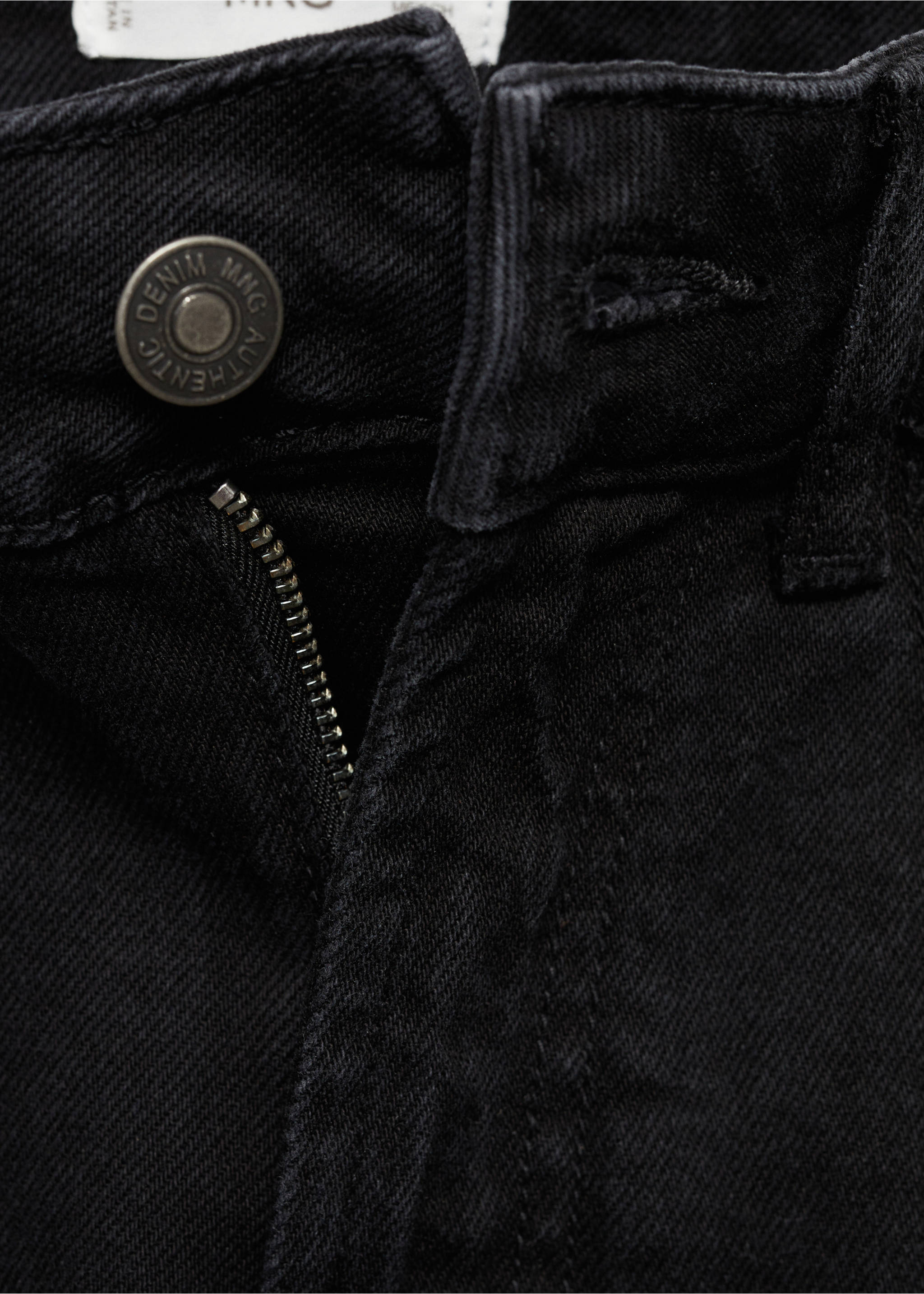 Джинсы slim fit - Деталь изделия 8, Черный деним. Ref: 77001512-00.
