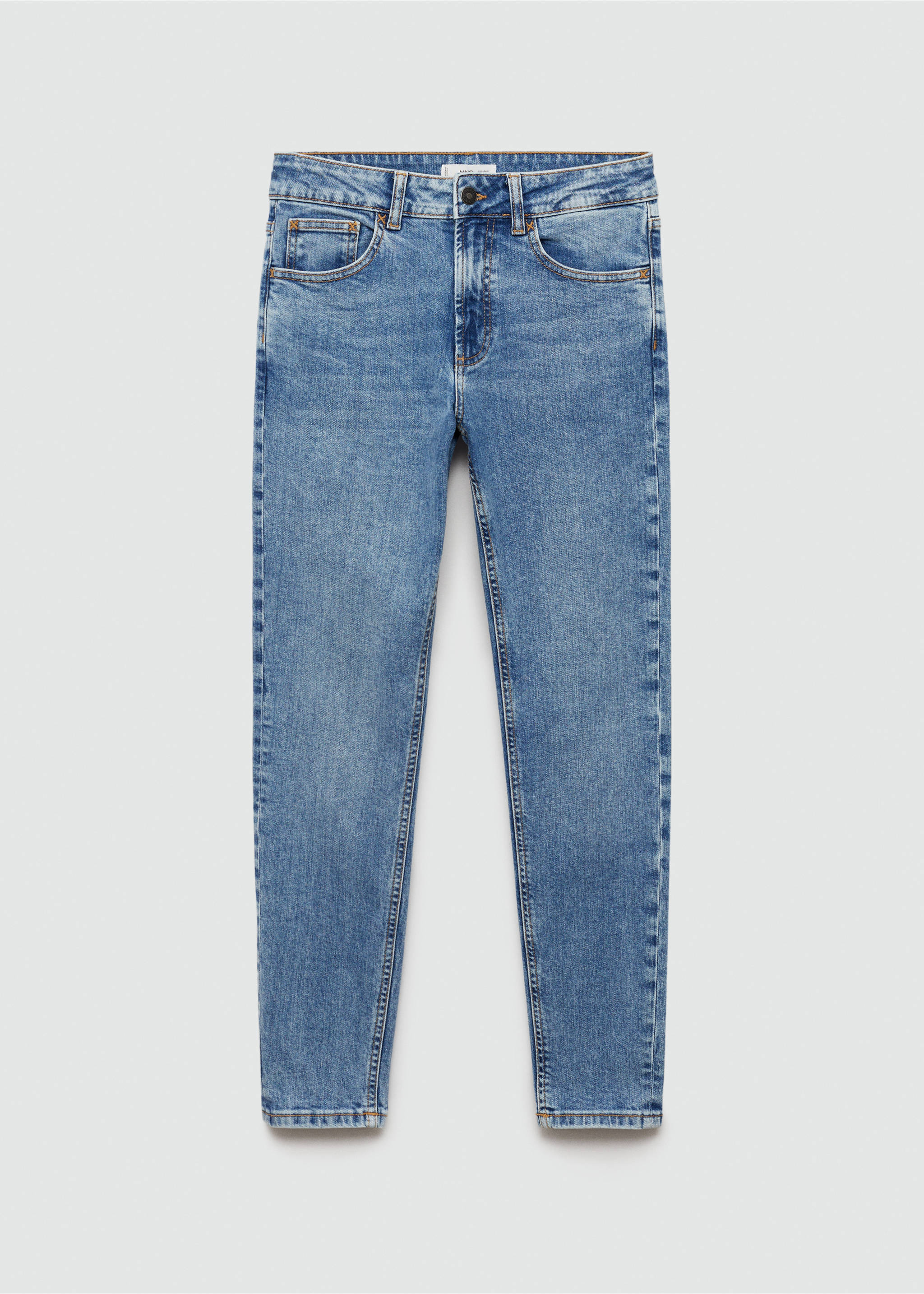 Джинсы slim fit - Изделие без модели, Синий средний. Ref: 77001514-00.