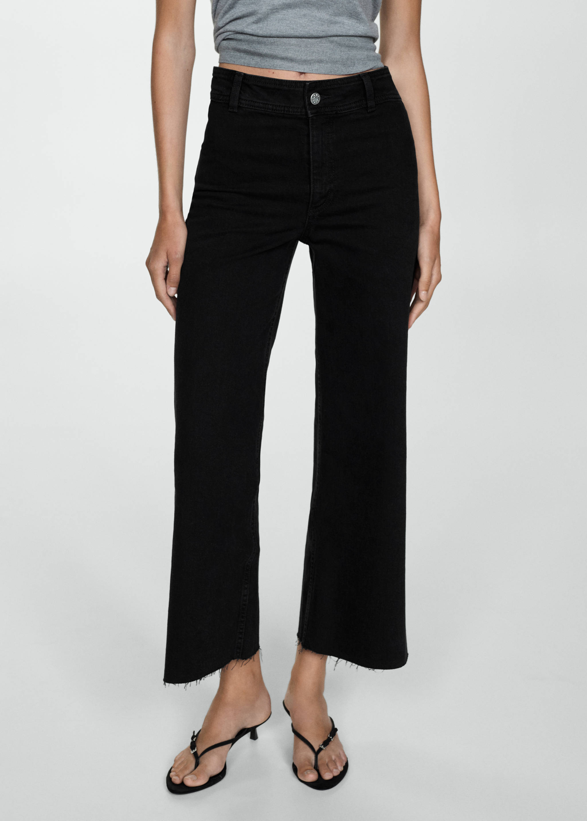 Catherin culotte high-rise jeans - Medium plane