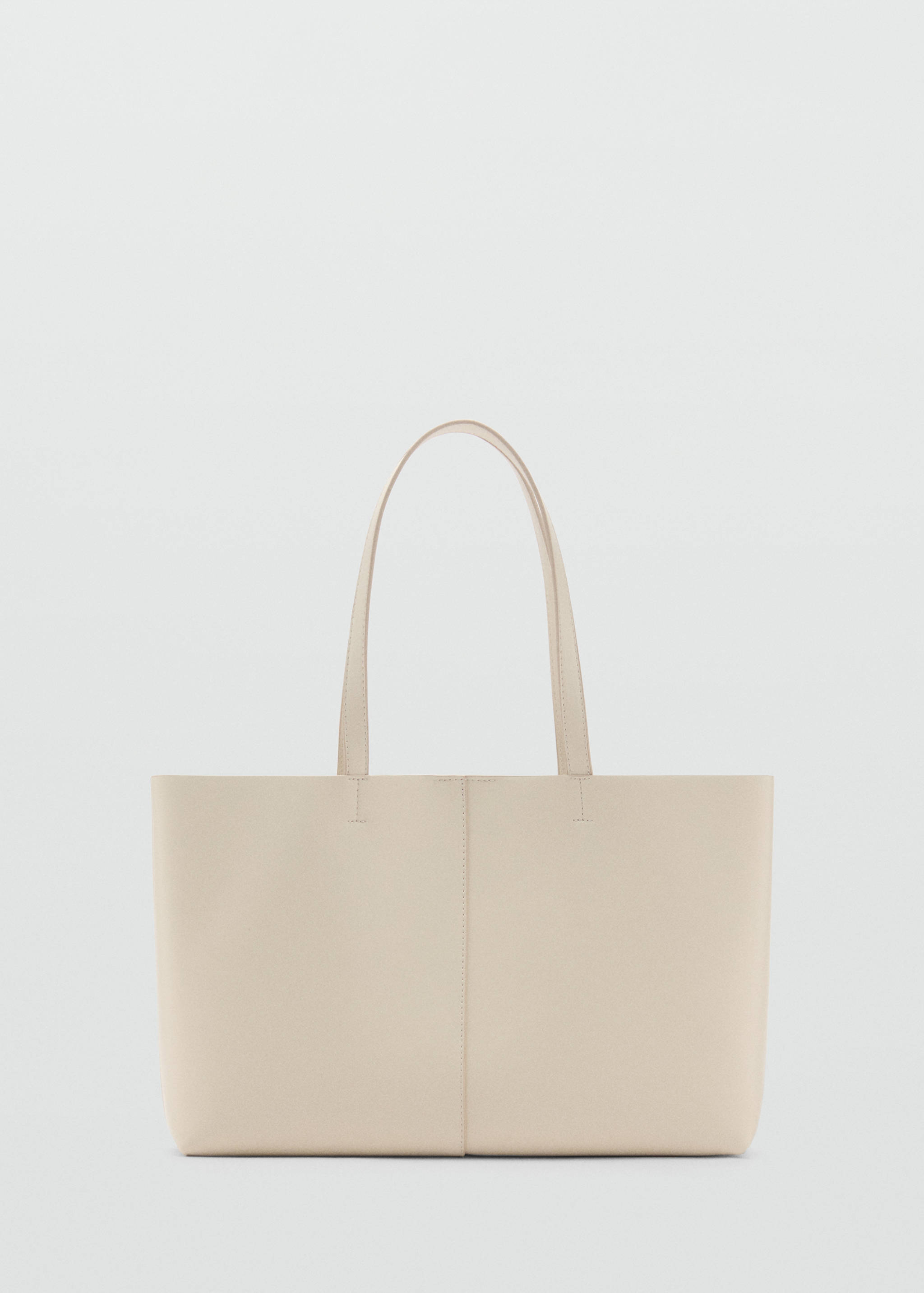 Bolso shopper efecto piel - Artículo sin modelo