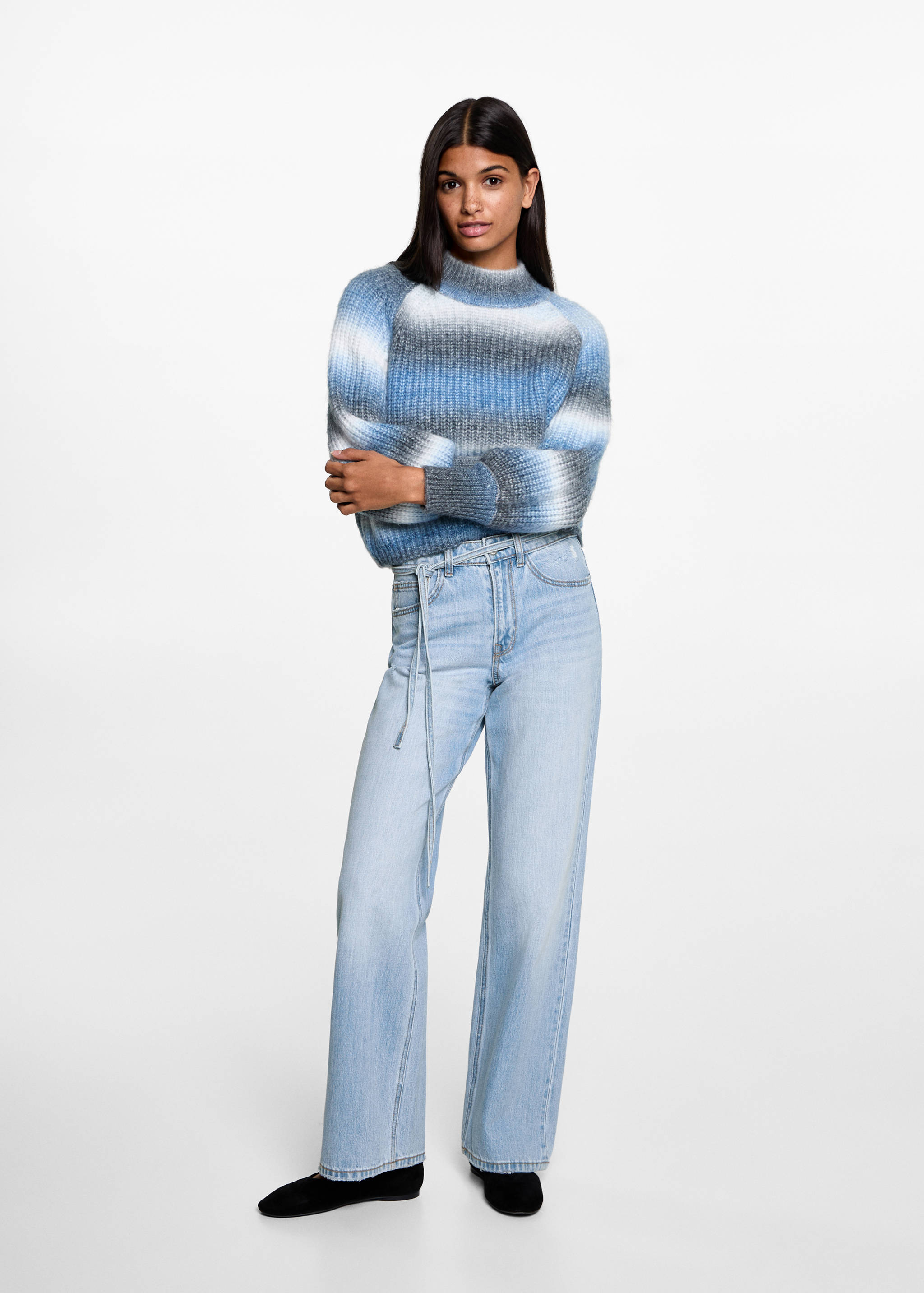 Jeans wideleg cordón - Plano general