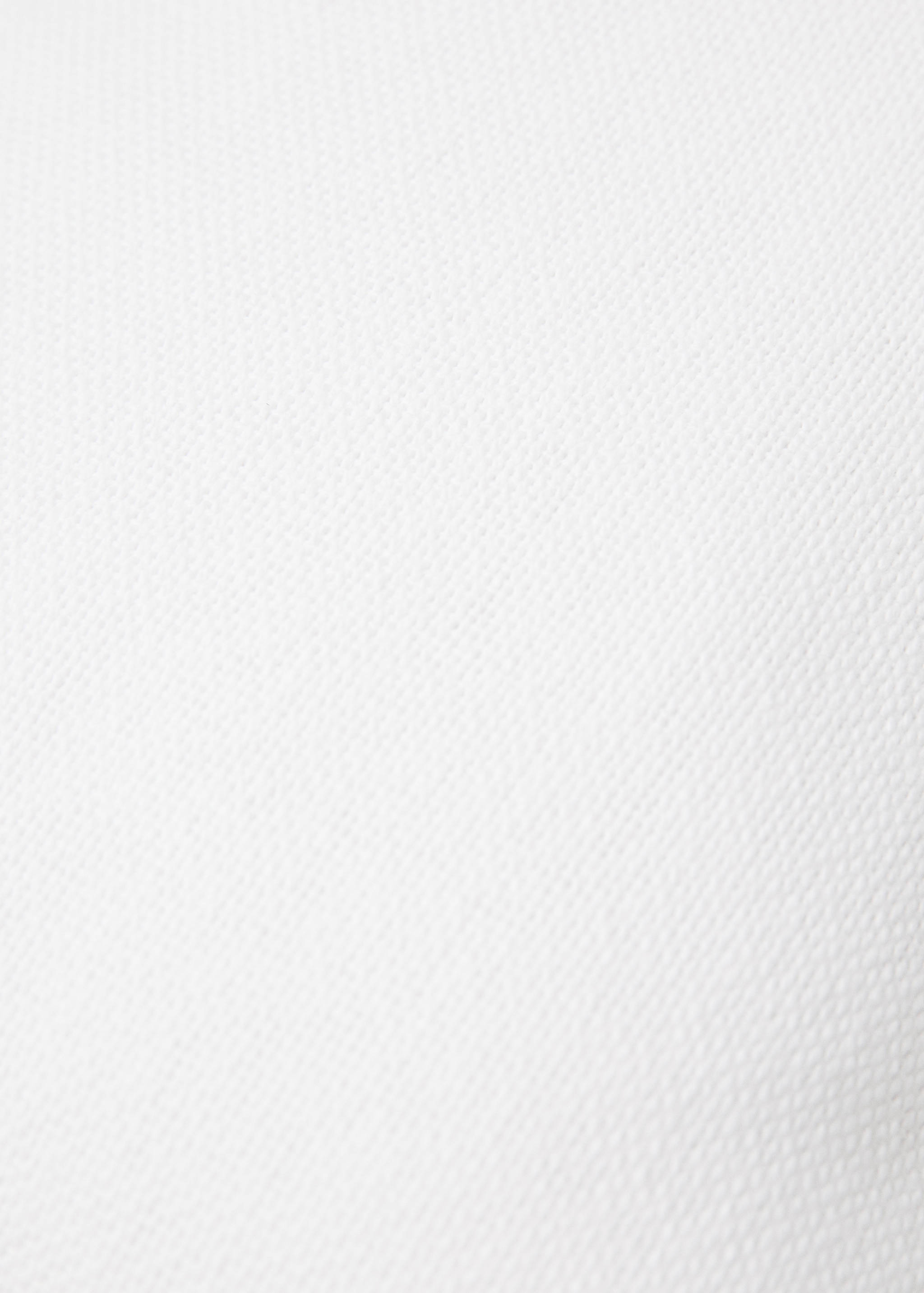 Plain cotton cushion cover 45x45 cm - Details of the article 2