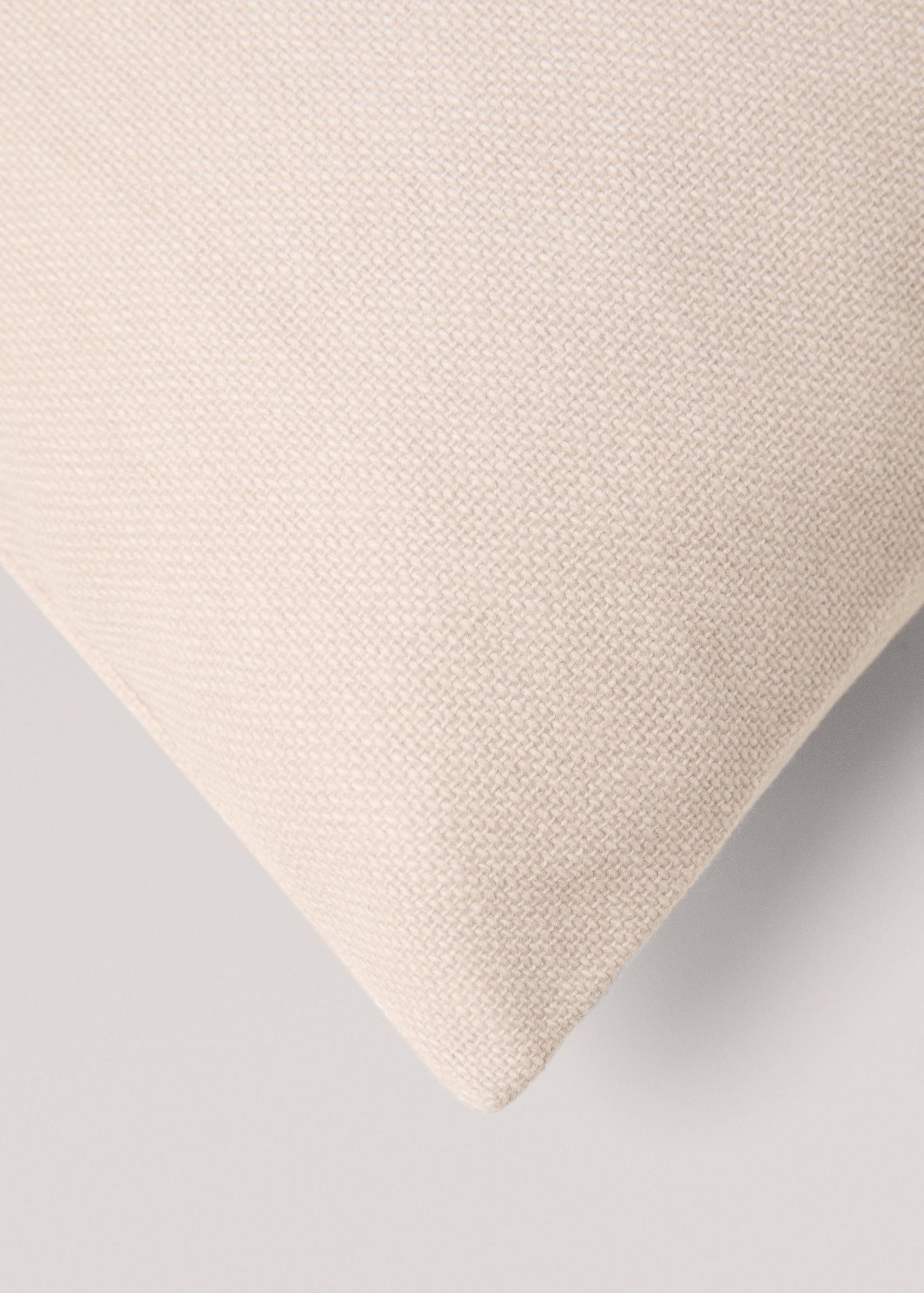 Plain cotton cushion cover 45x45 cm - Details of the article 3