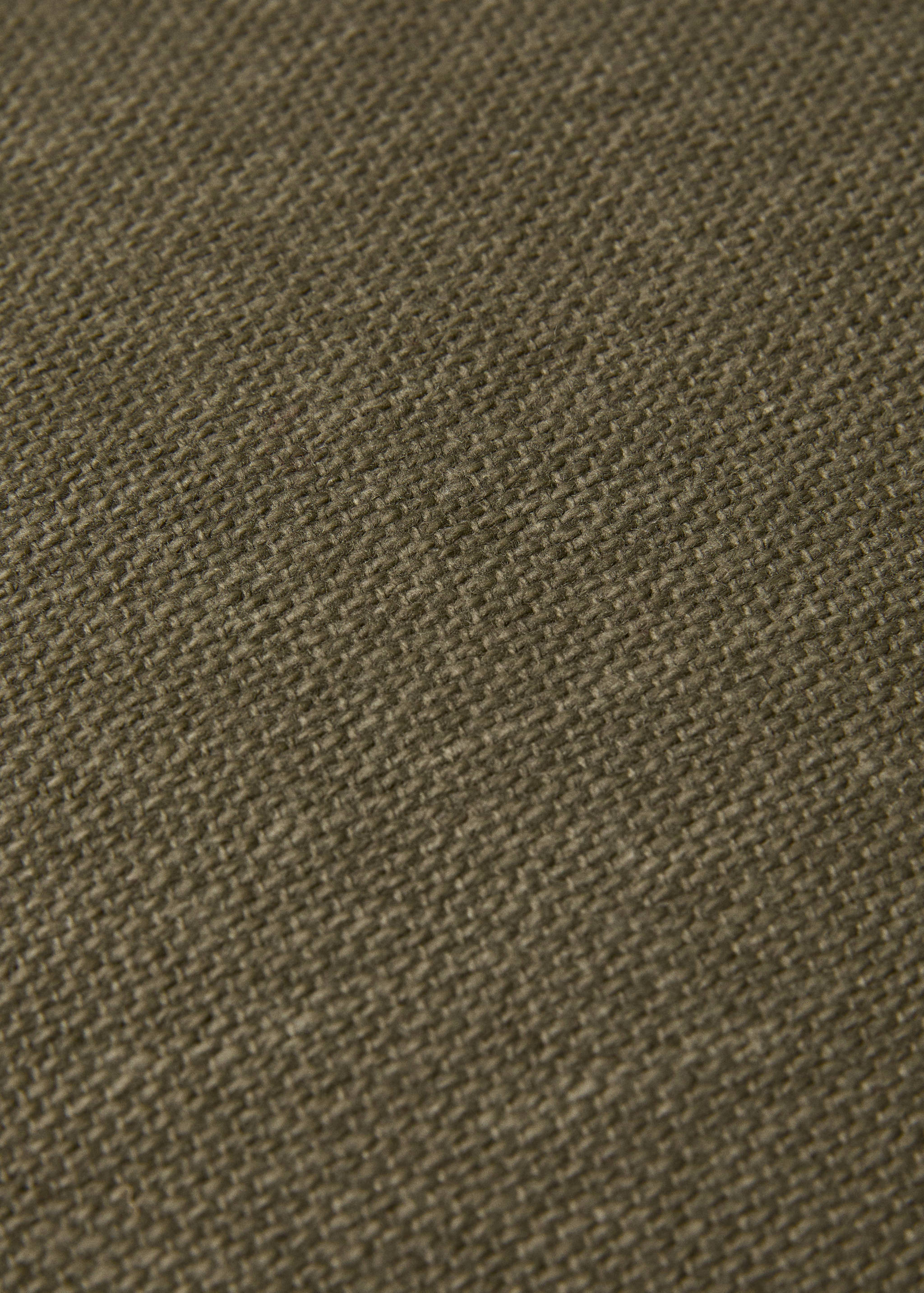 Plain cotton cushion cover 45x45 cm - Details of the article 4