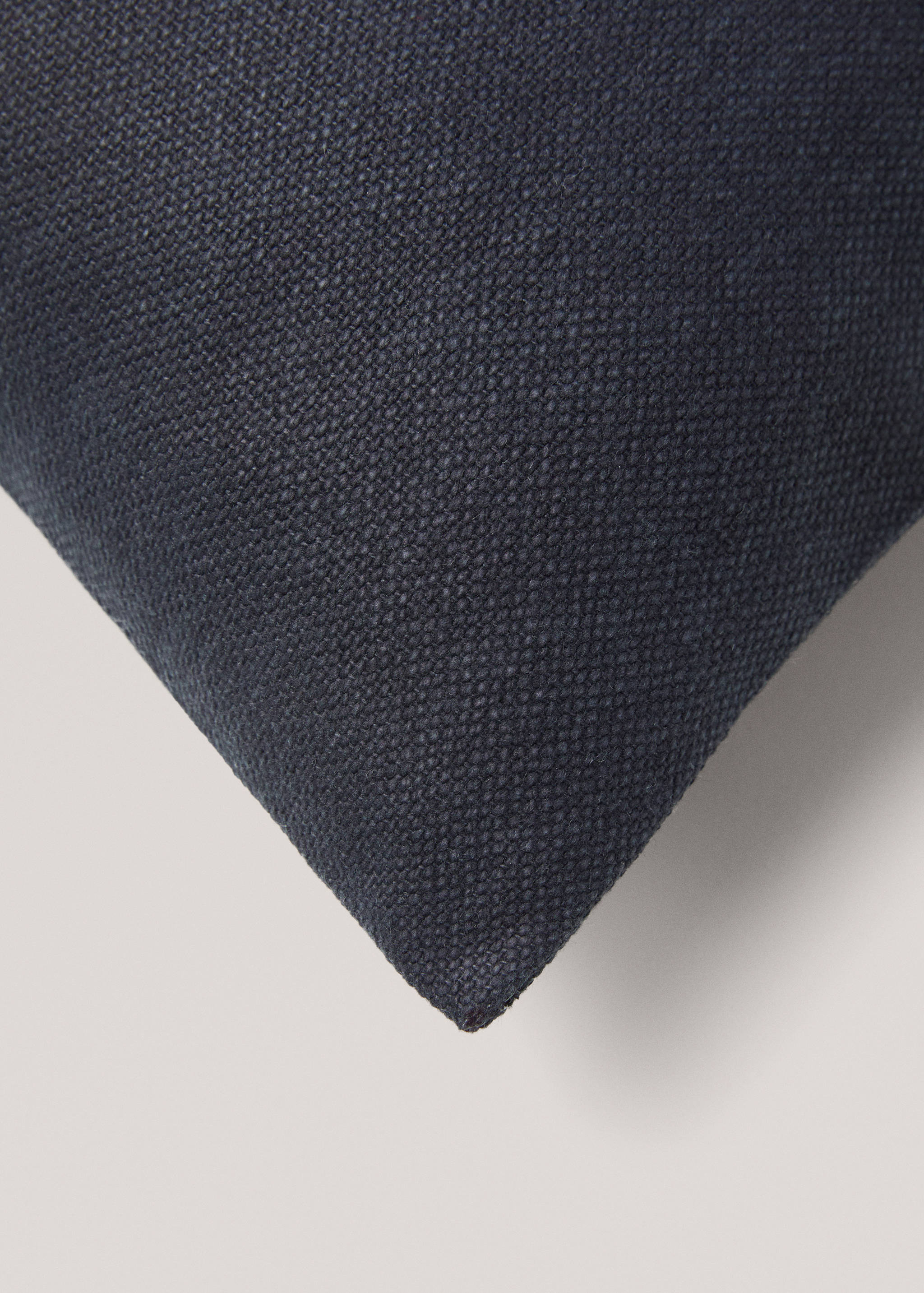 Plain cotton cushion cover 45x45 cm - Details of the article 3