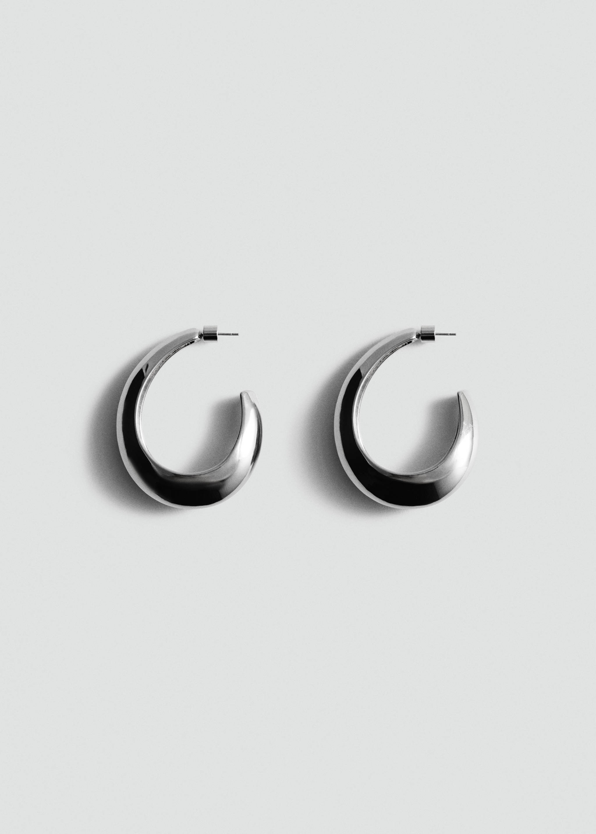 Pendientes aro ovalado - Artículo sin modelo