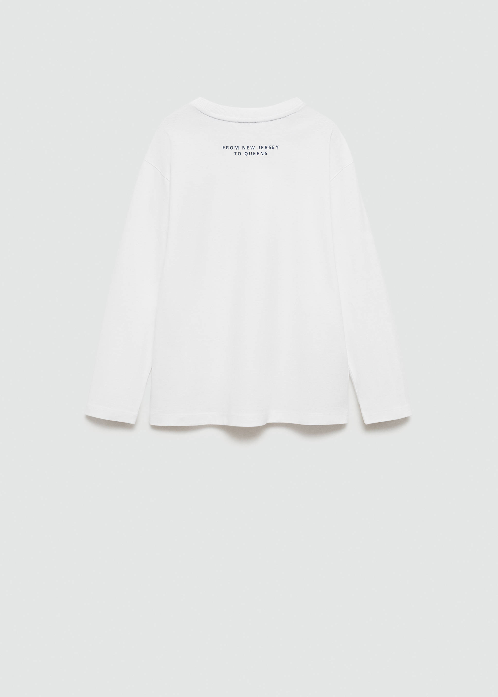 Printed long sleeve t-shirt - Reverse of the article