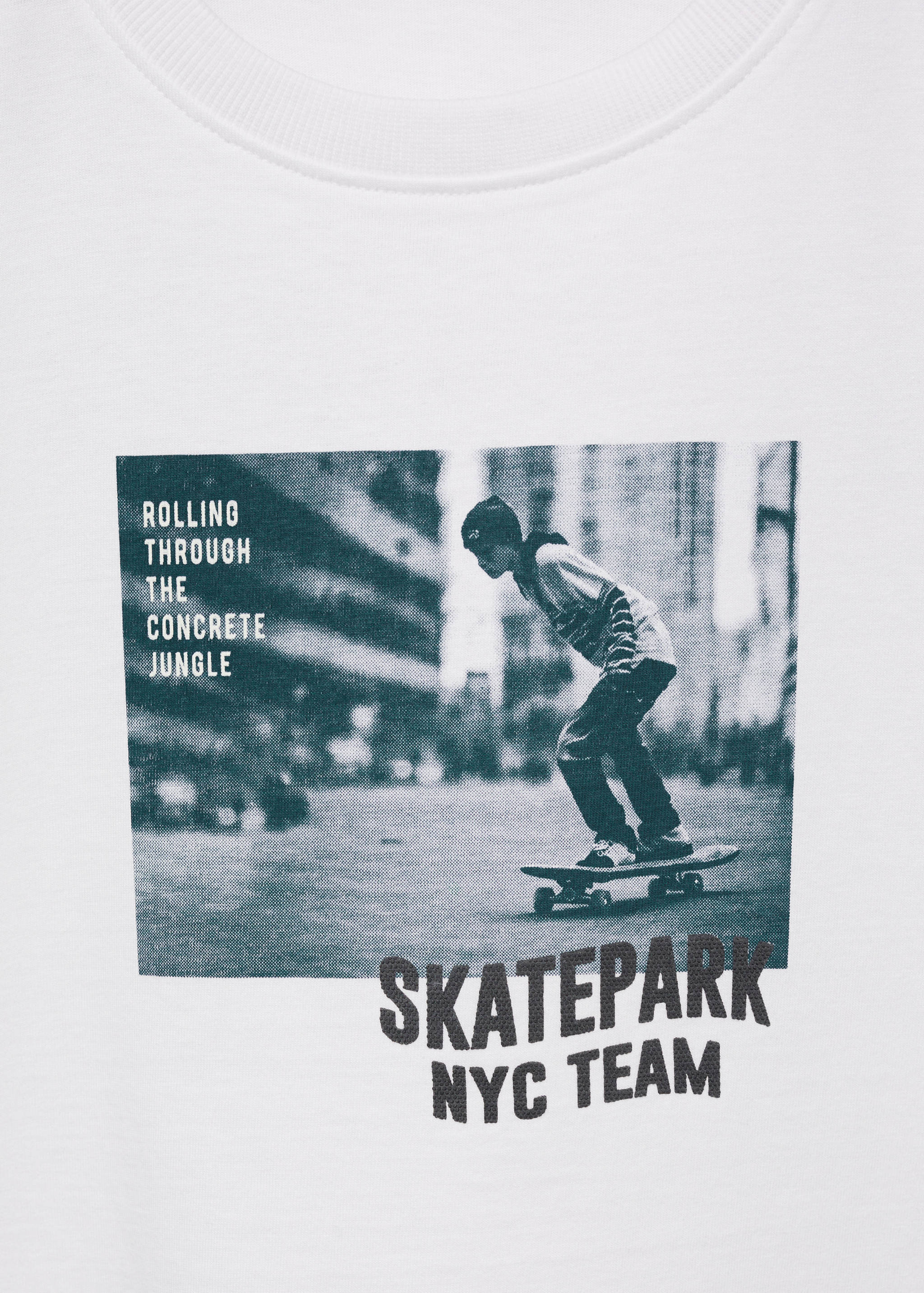 Printed cotton-blend t-shirt - Details of the article 8