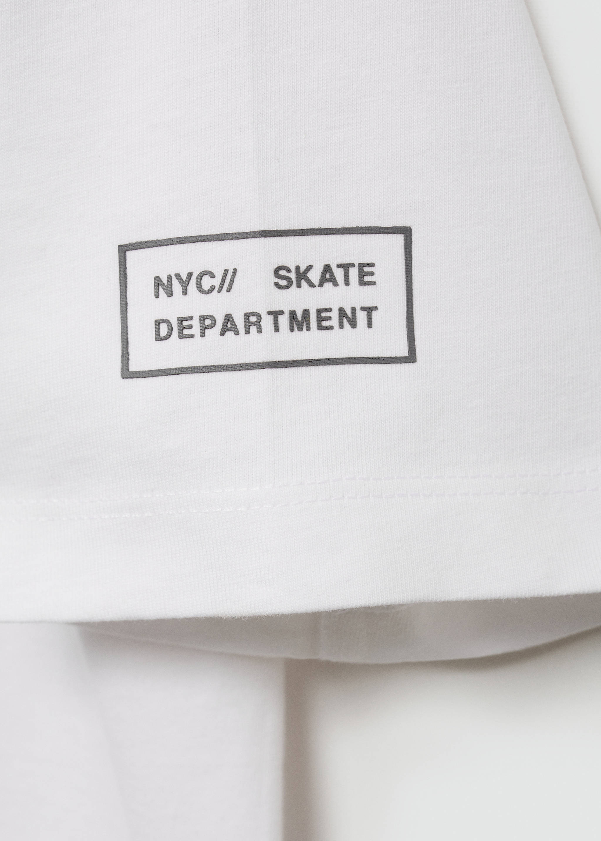 Printed cotton-blend t-shirt - Details of the article 0