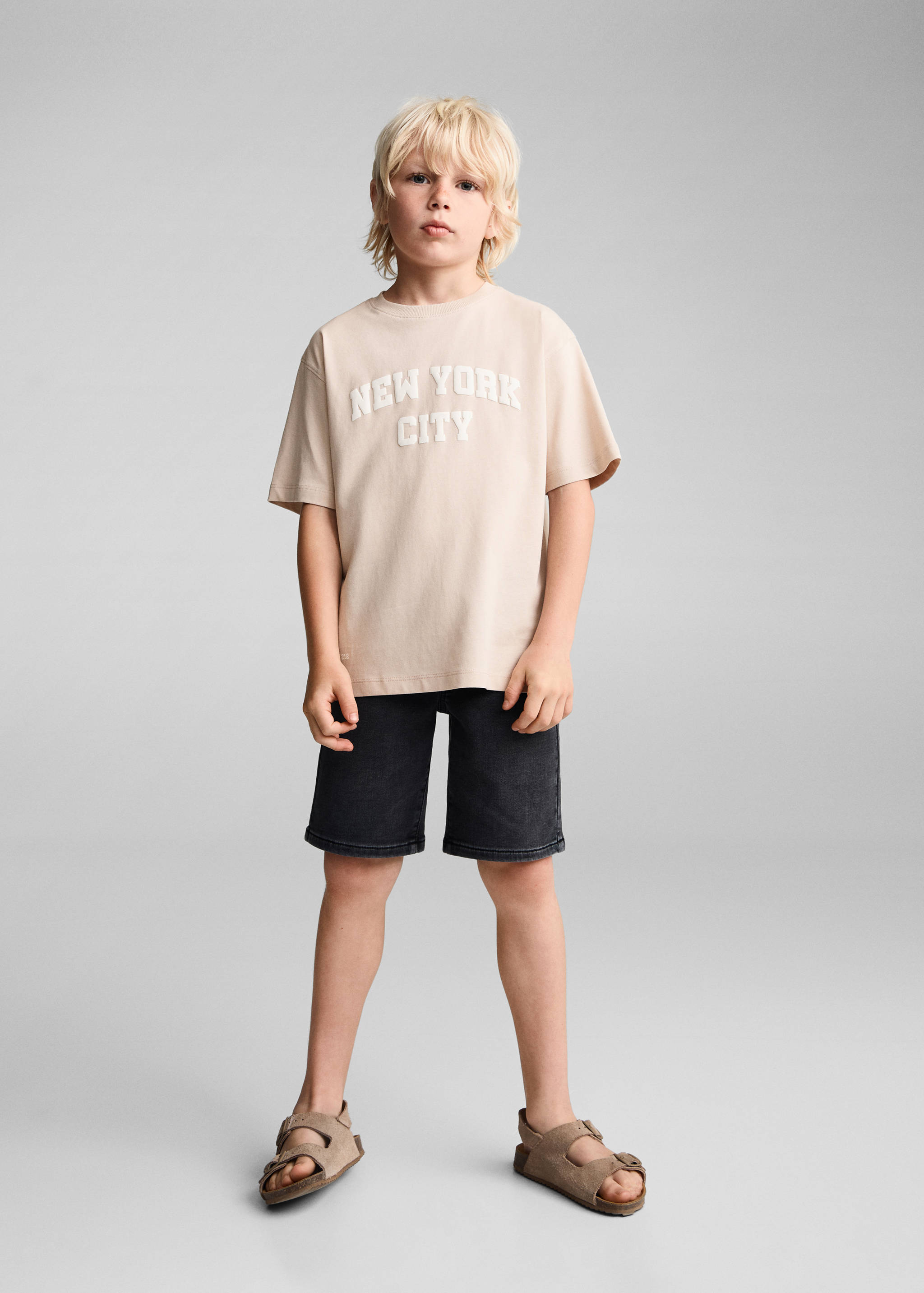 T-shirt coton imprimé - Plan général