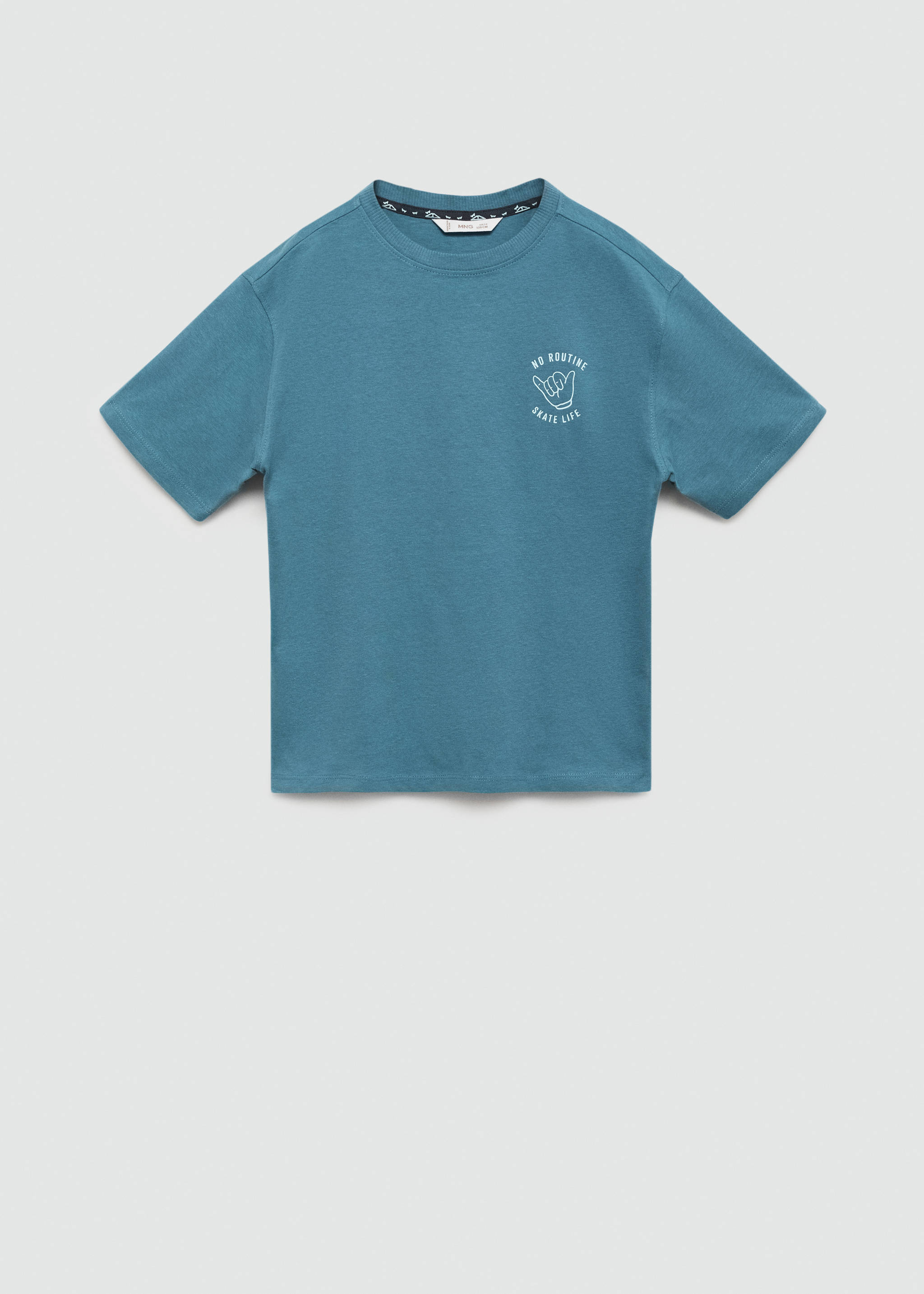 Printed cotton-blend T-shirt - Article without model