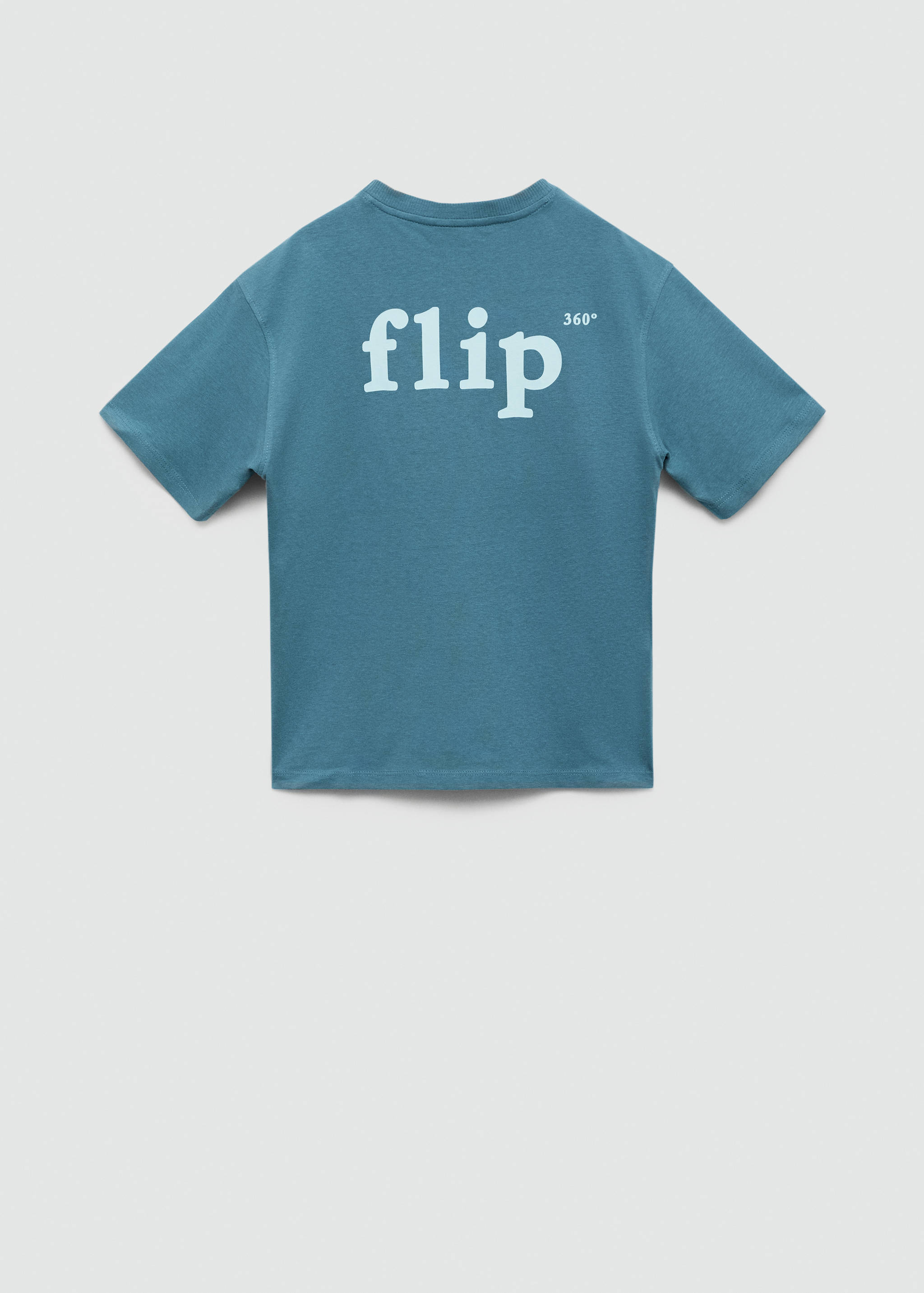 Printed cotton-blend T-shirt - Reverse of the article