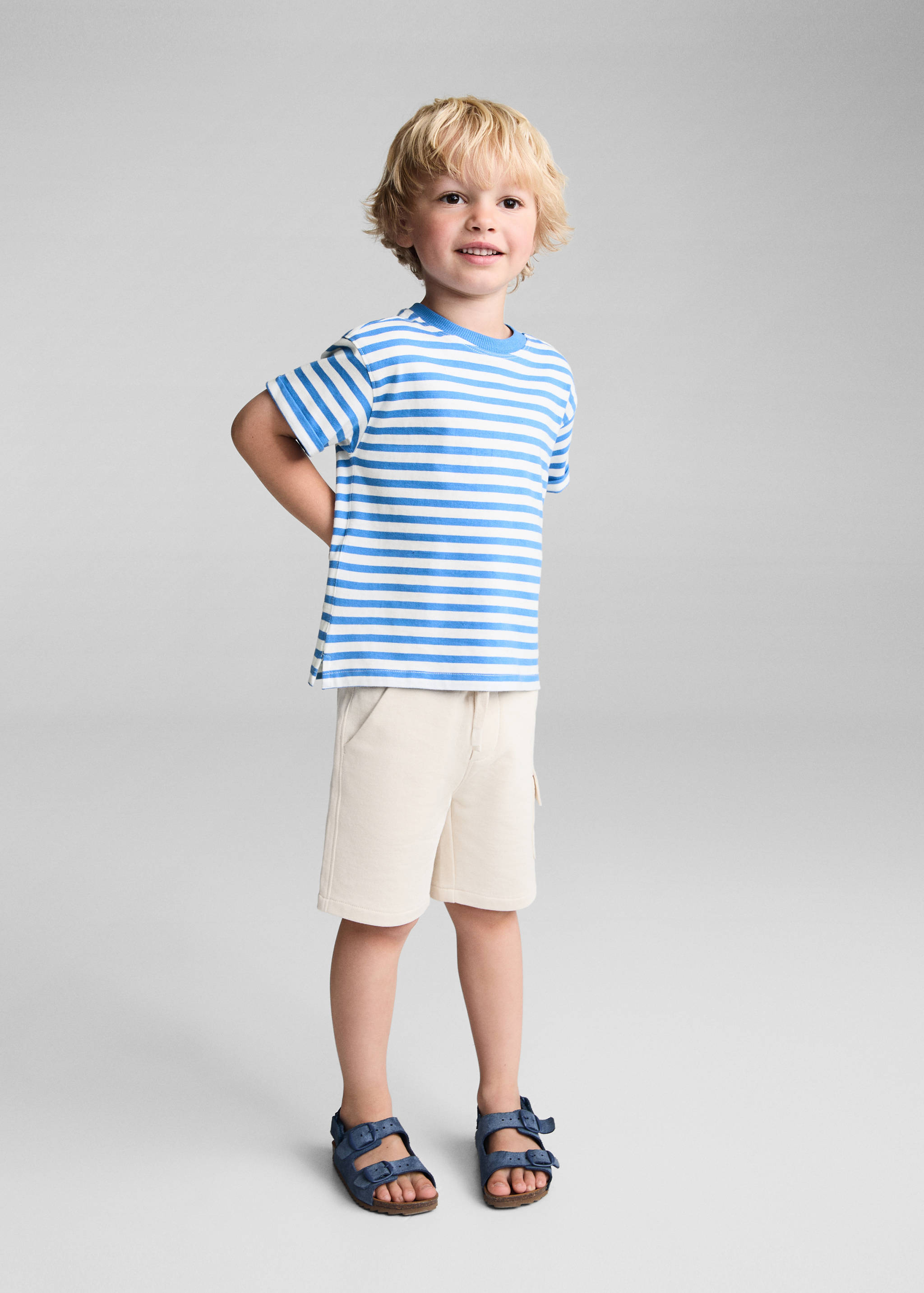 Striped cotton T-shirt - General plane