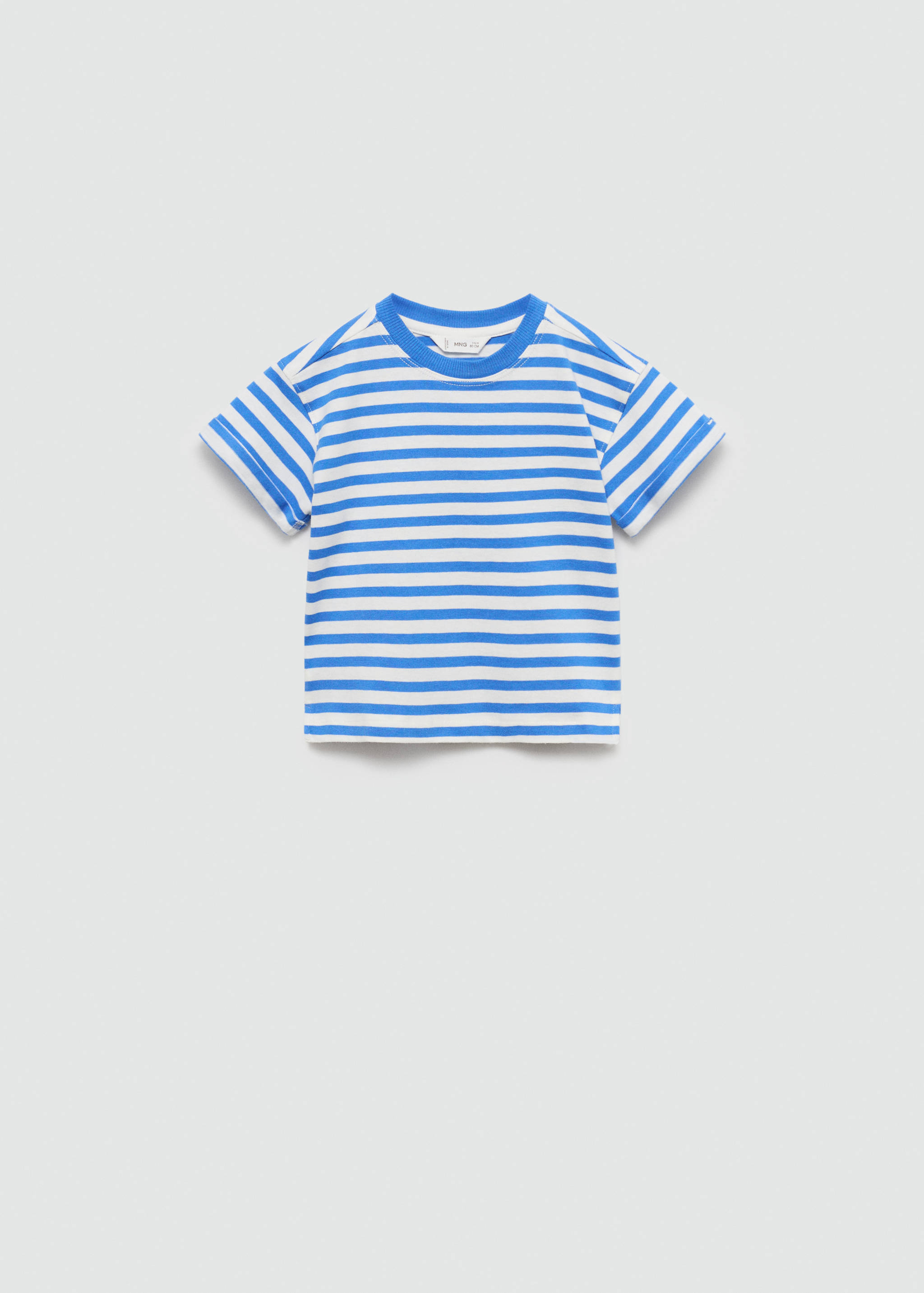 Striped cotton T-shirt - Article without model