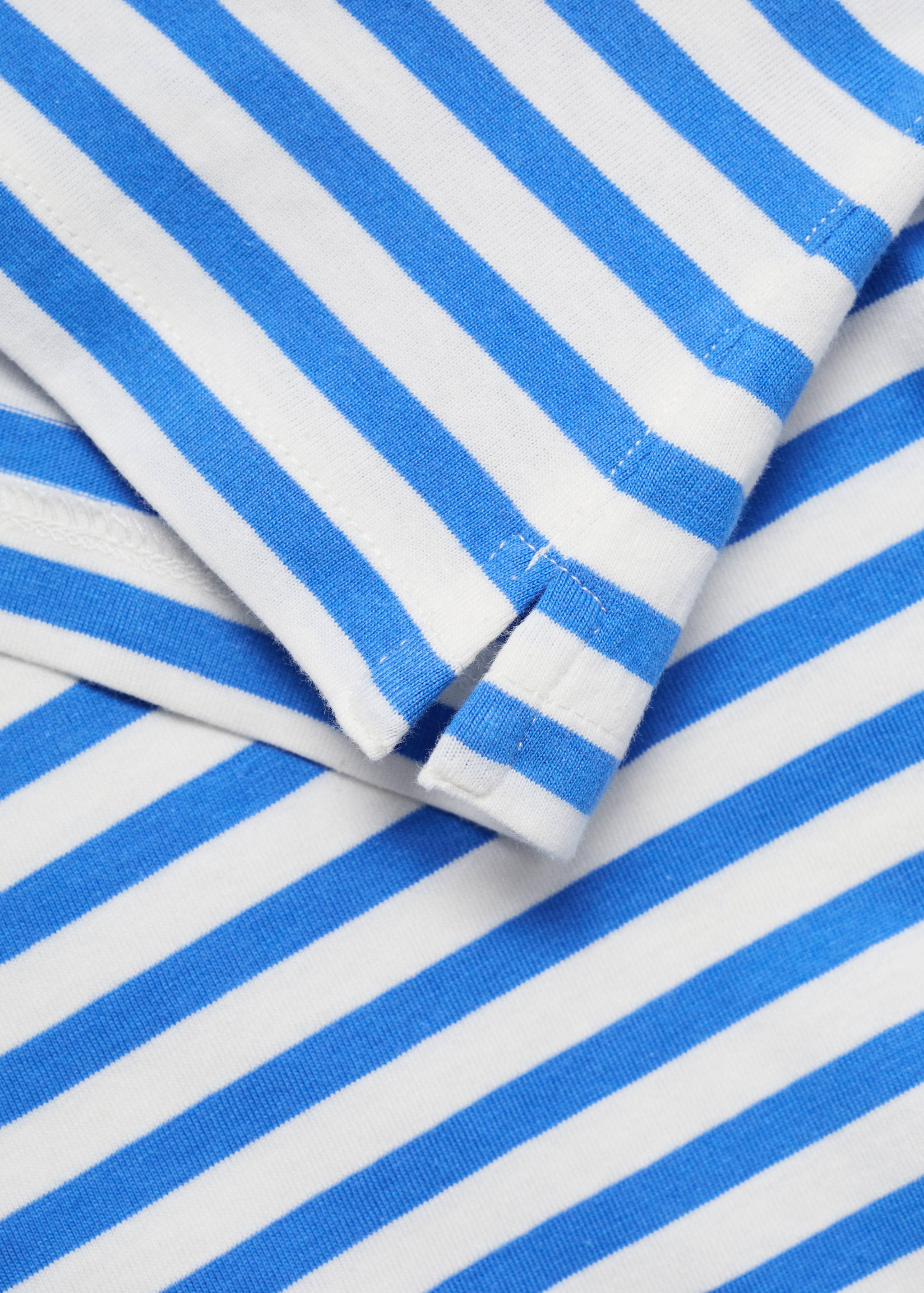 Striped cotton T-shirt - Details of the article 0