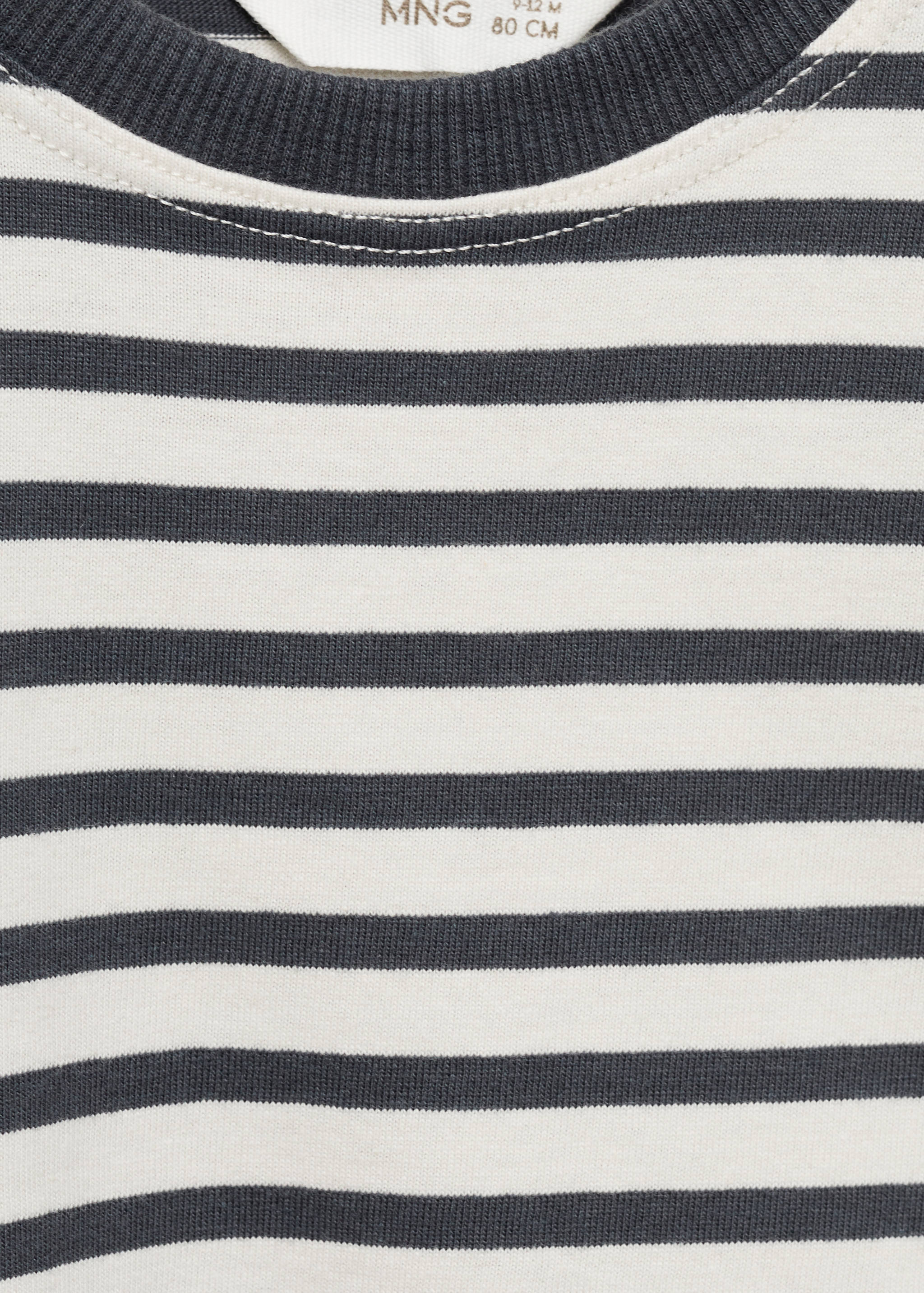 Striped cotton T-shirt - Details of the article 8
