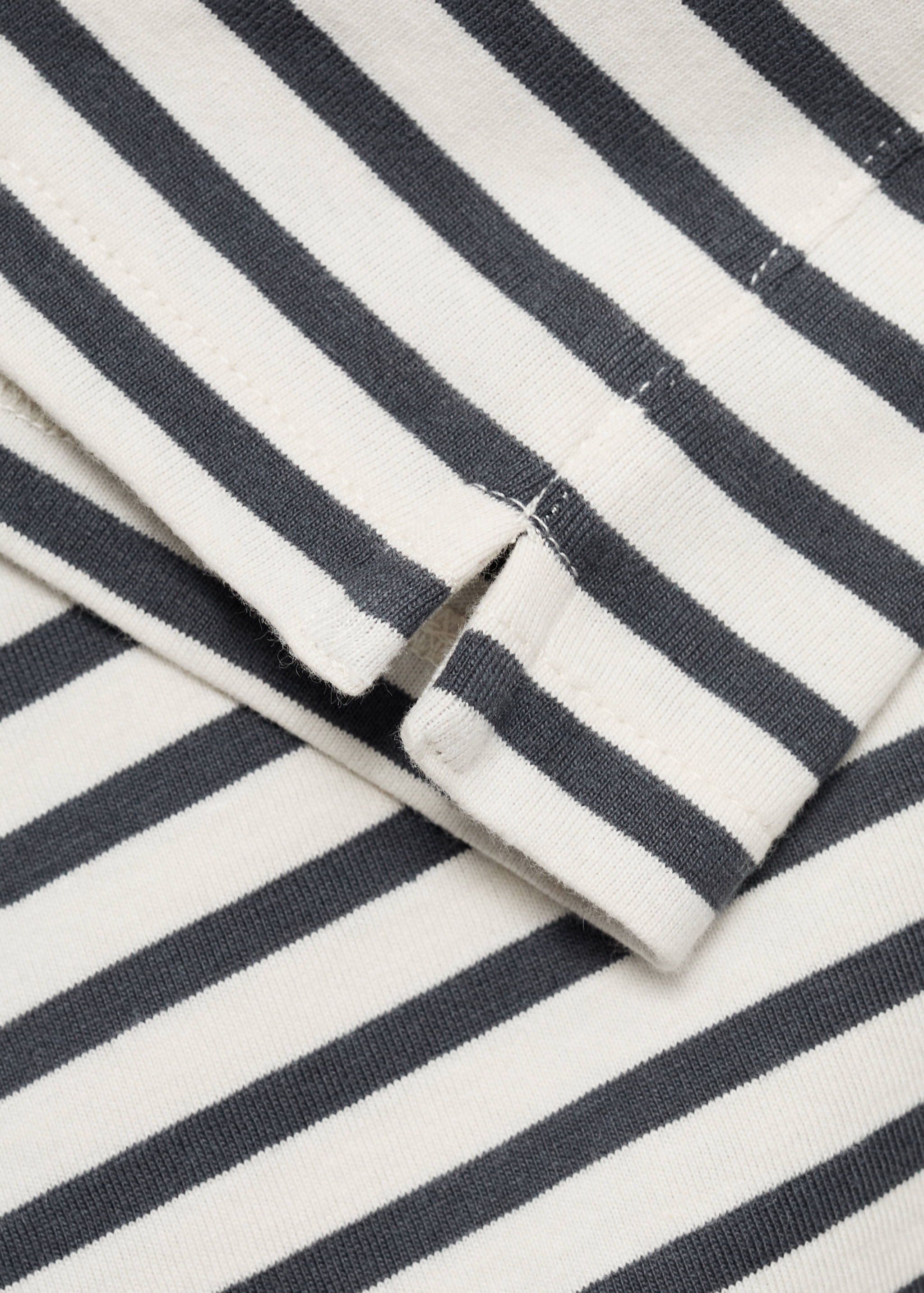 Striped cotton T-shirt - Details of the article 0