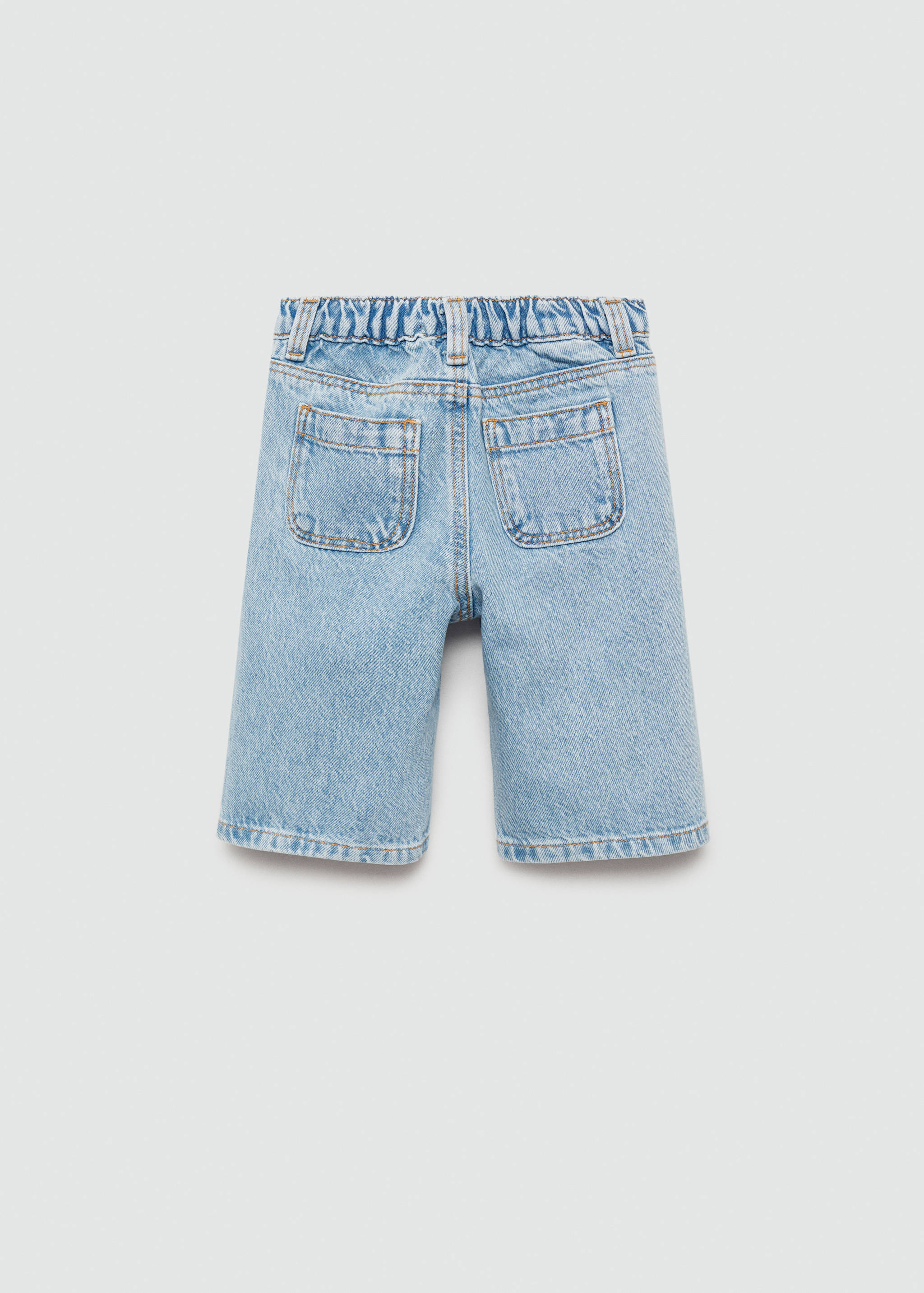 Jeans culotte mid-waist comfort - Reverse of the article