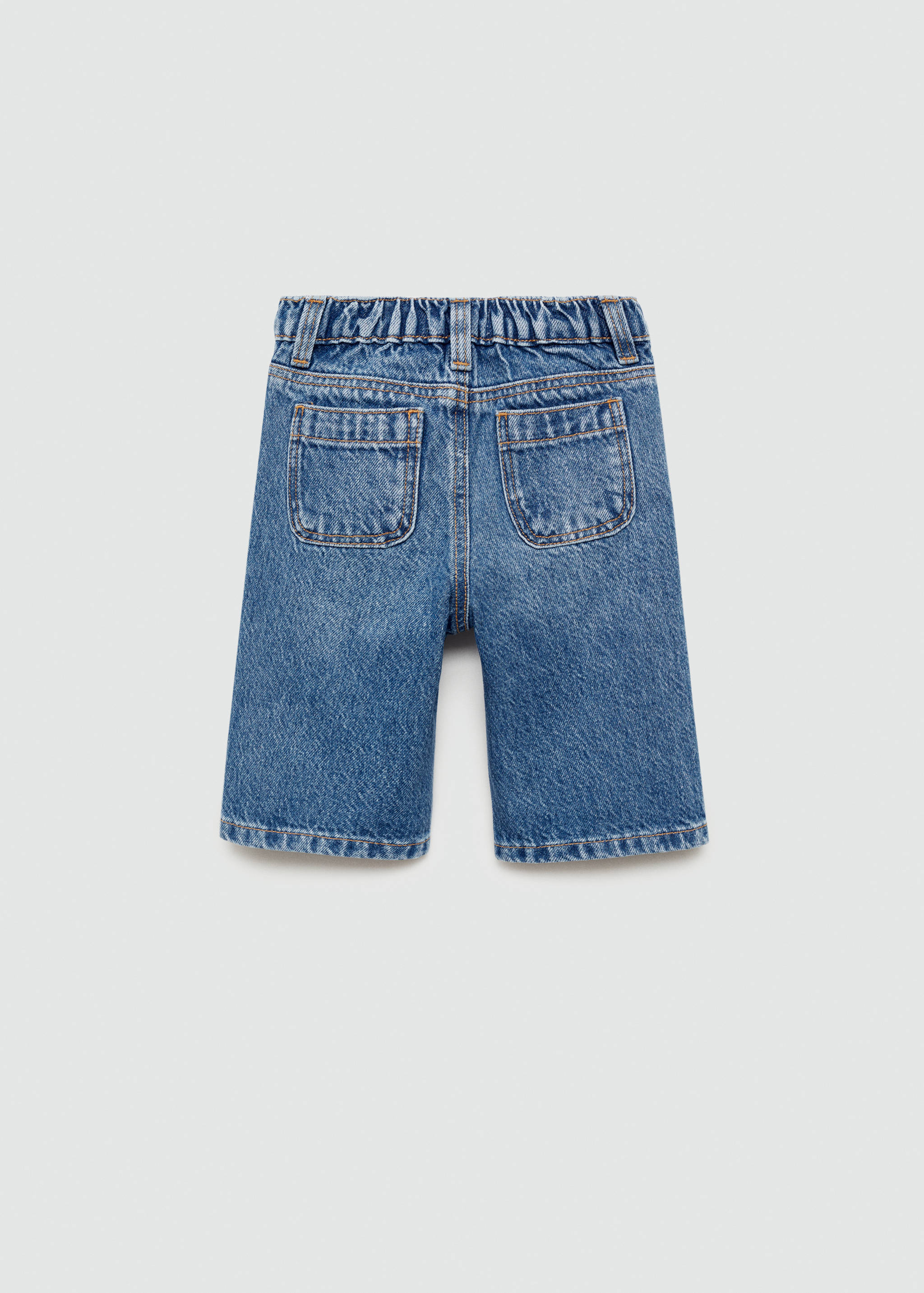 Jeans culotte mid-waist comfort - Reverse of the article