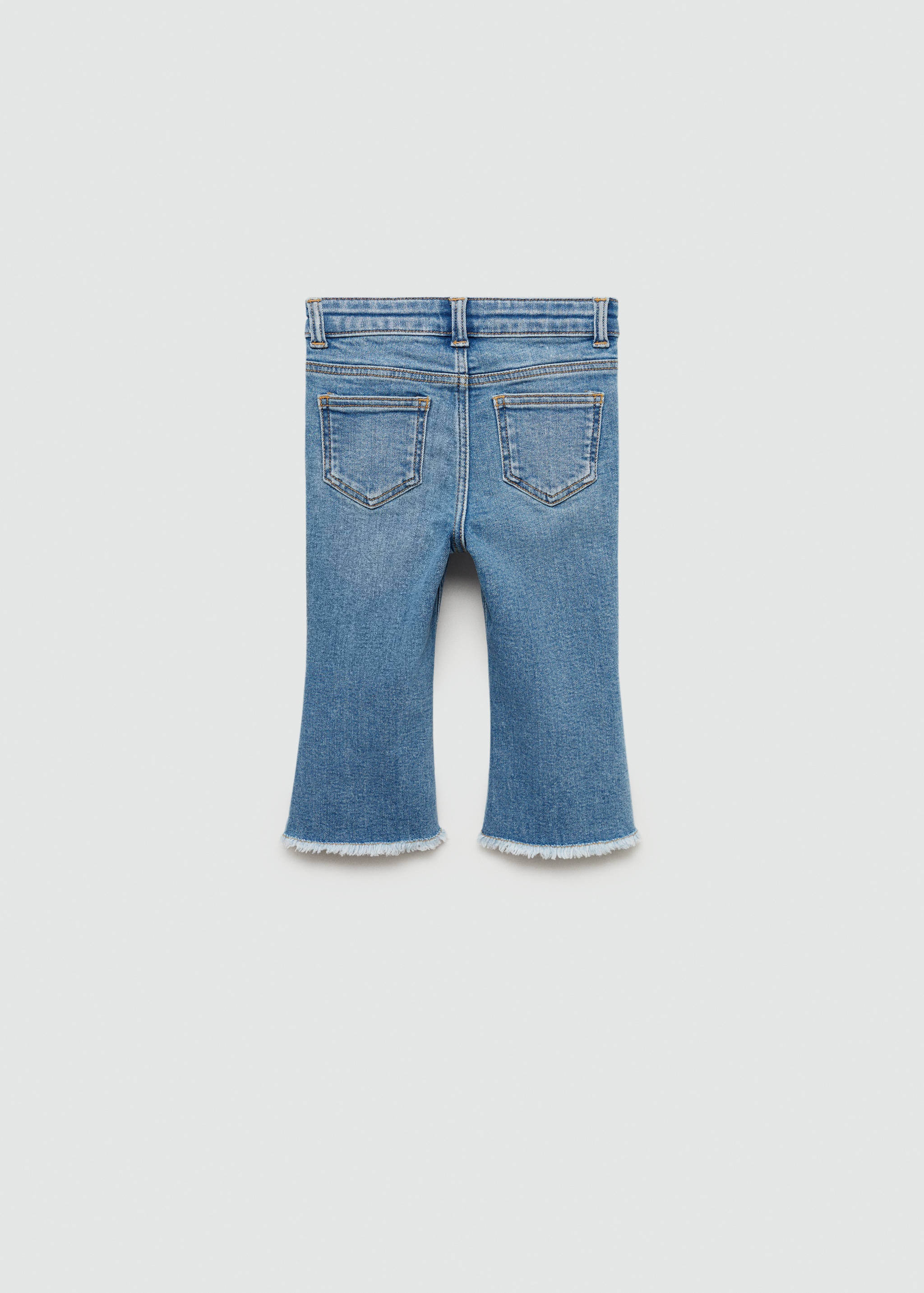 Flared finished jeans - Reverse of the article