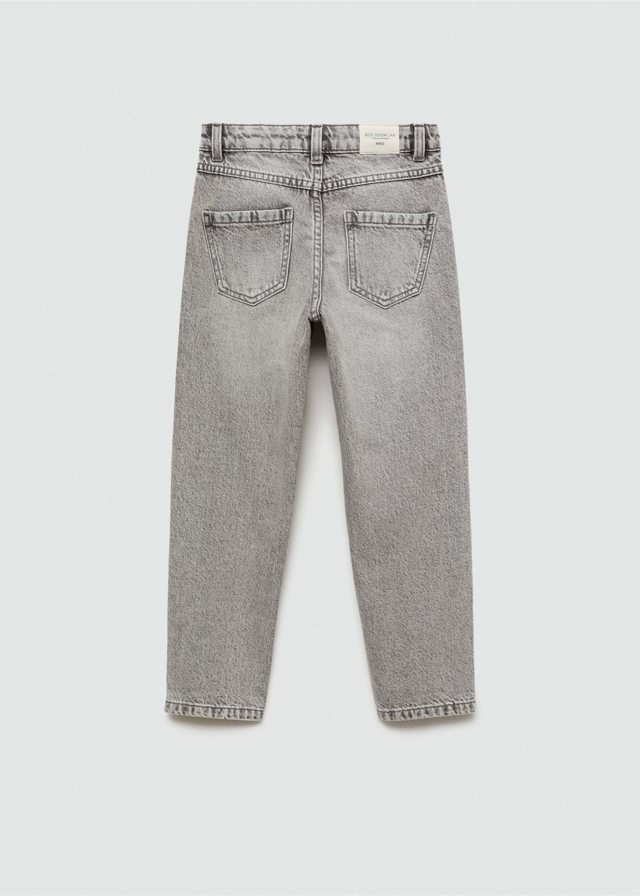 Mom-fit jeans - Reverse of the article, Denim Grey. Ref: 77003275-00.