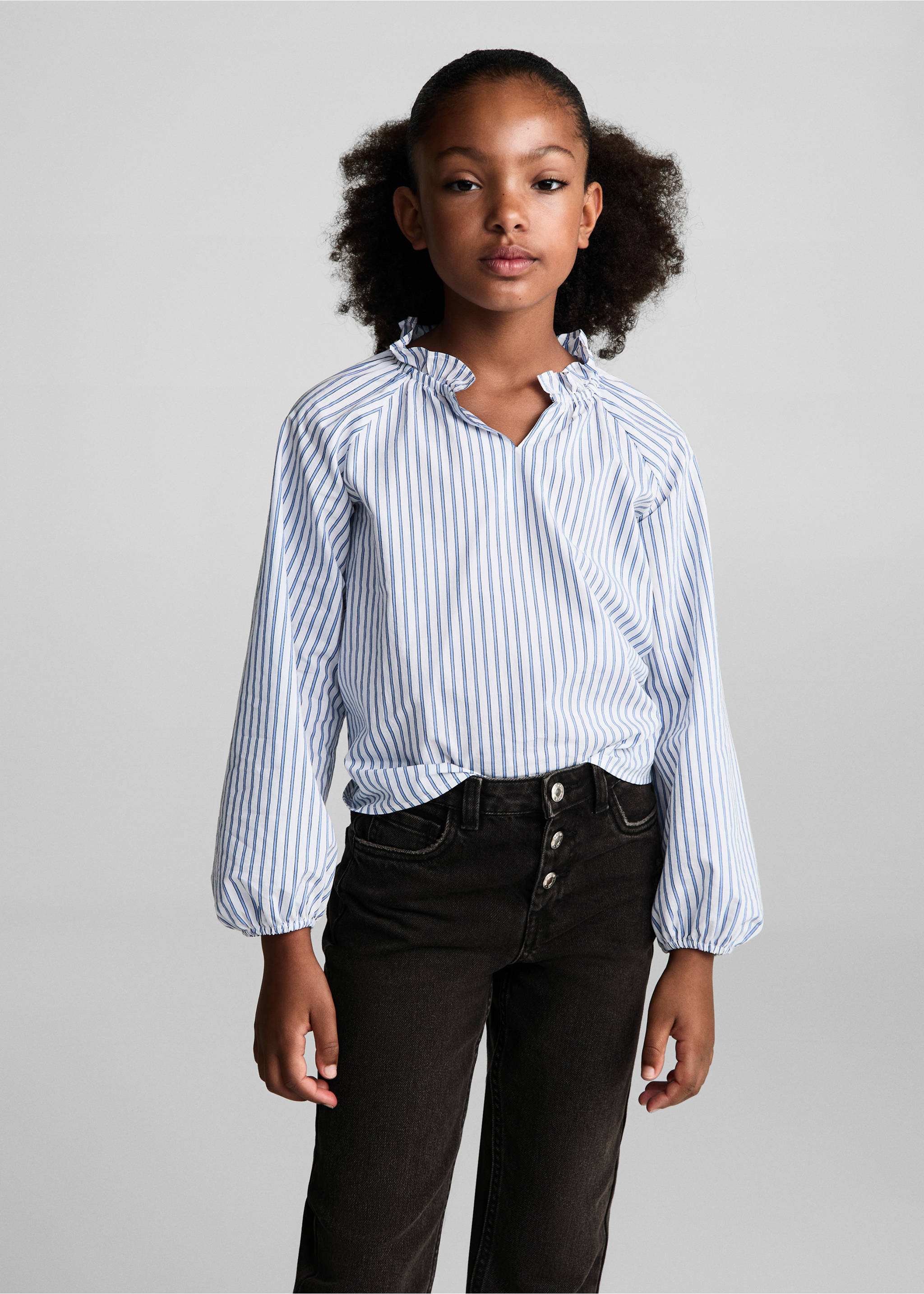Mom-fit jeans - Medium plane, Black denim. Ref: 77003275-00.