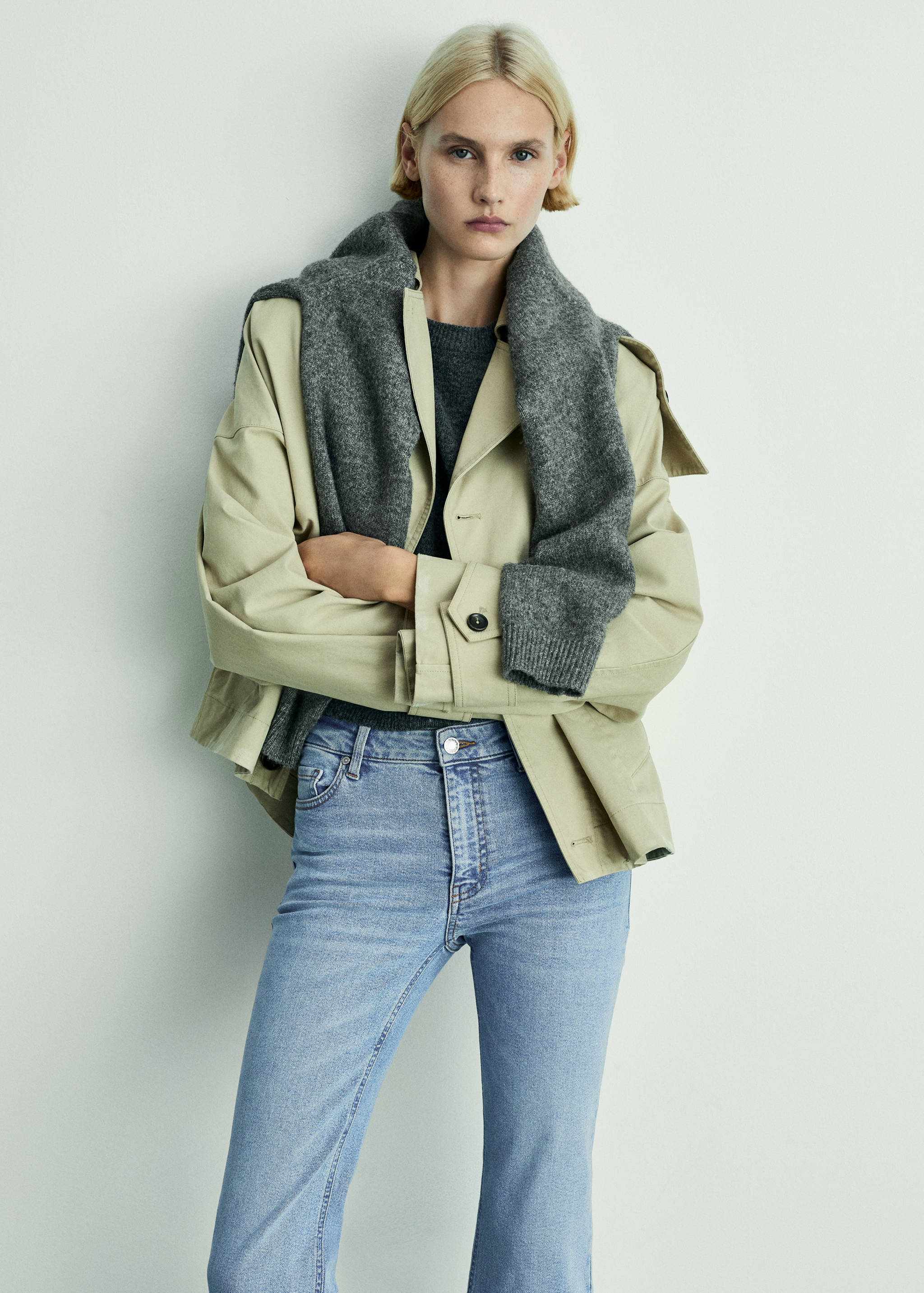 Sienna flared cropped jeans - Details of the article 1