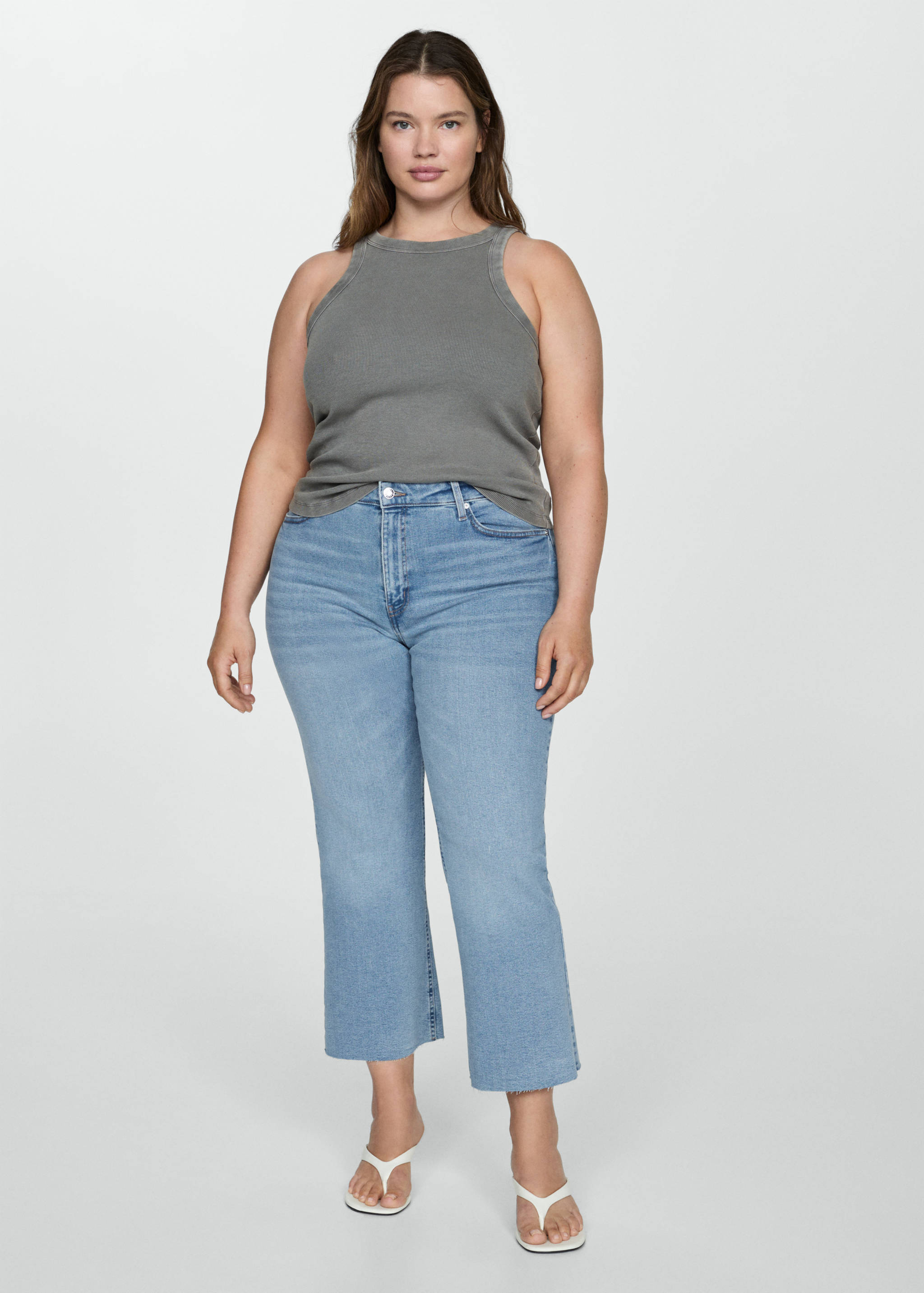 Sienna flared cropped jeans - Details of the article 3