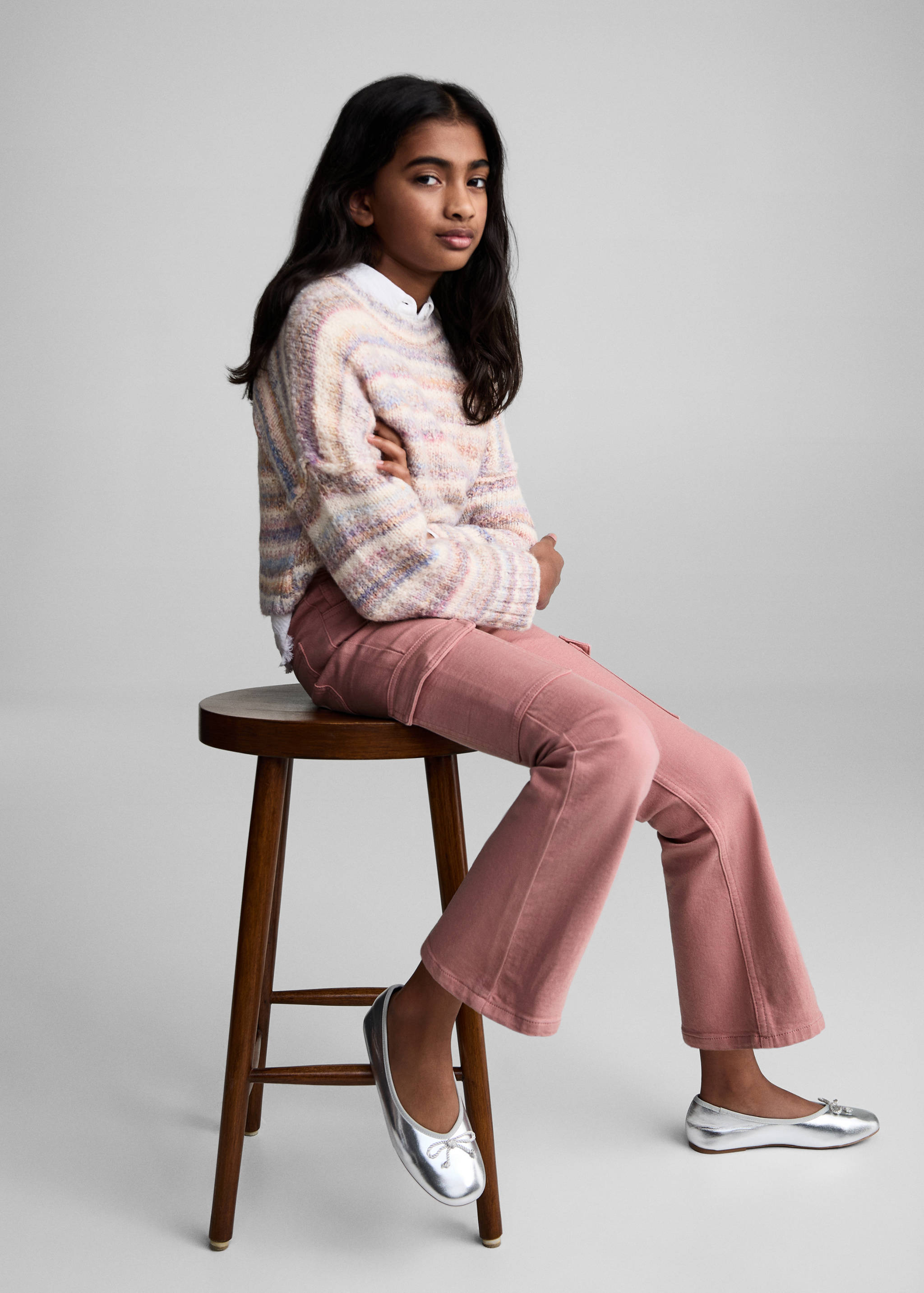 Flared cargo jeans - Details of the article 2