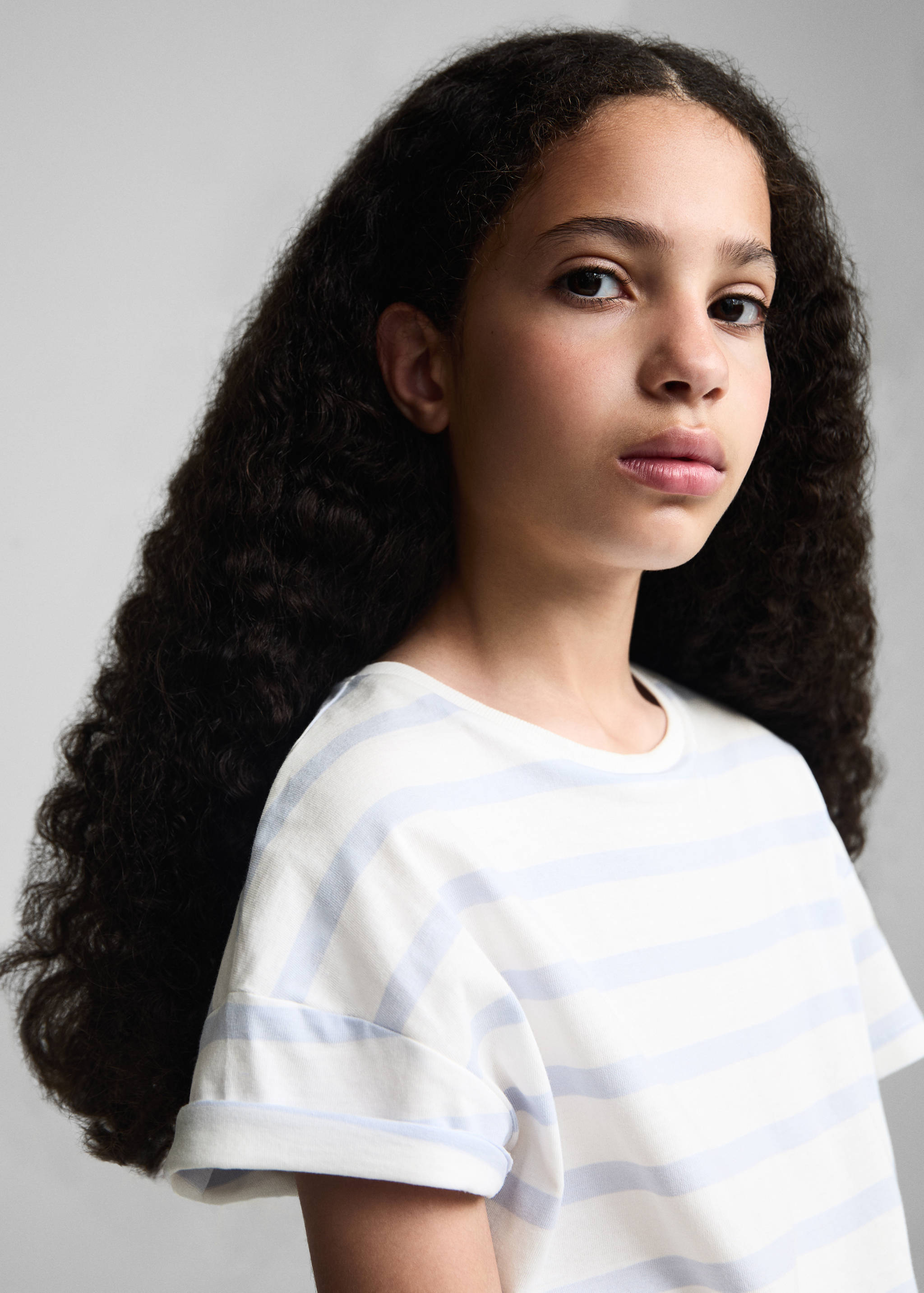 تي شيرت قطني مخطط - تفاصيل المنتج 1