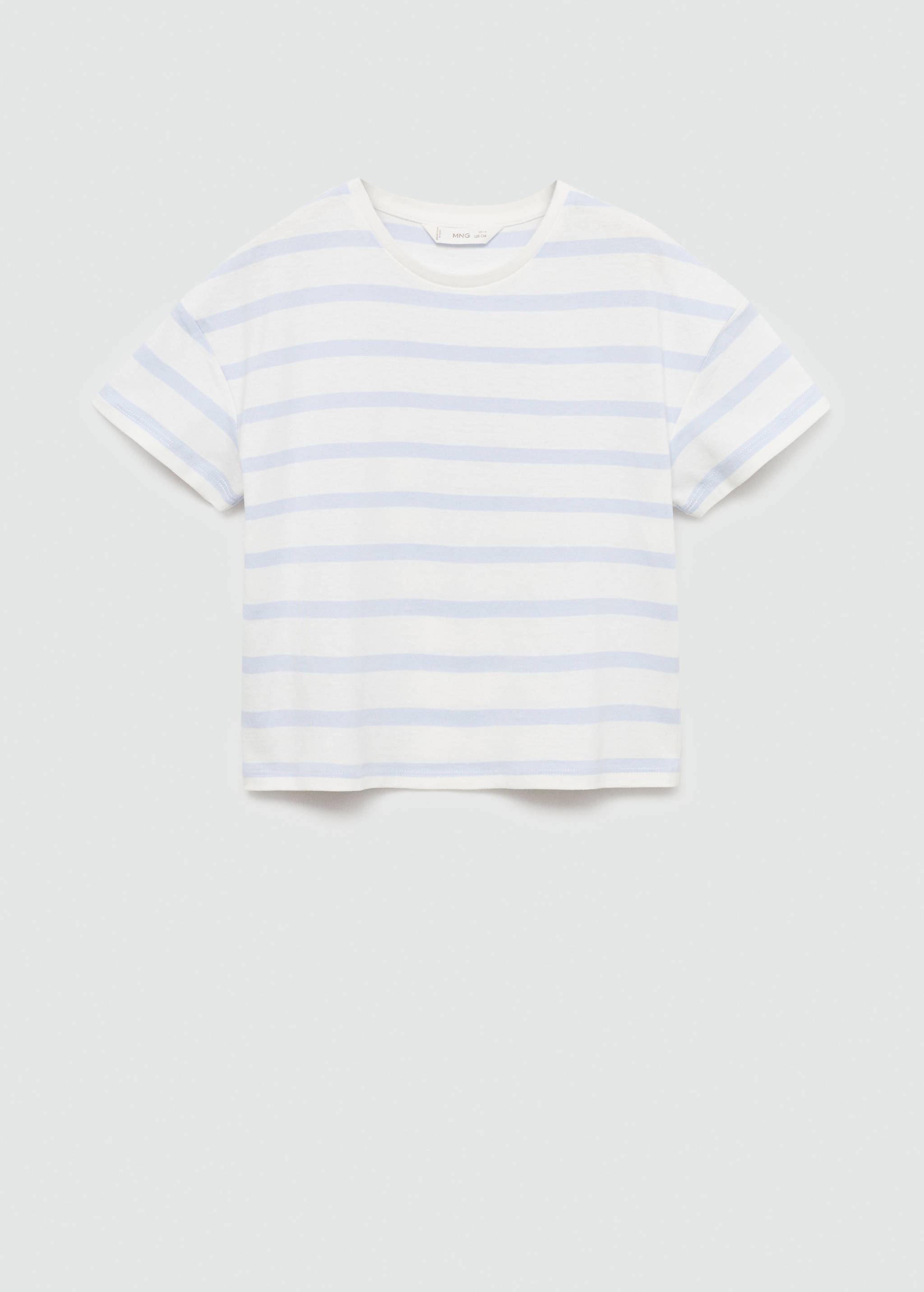 تي شيرت قطني مخطط - منتج دون نموذج