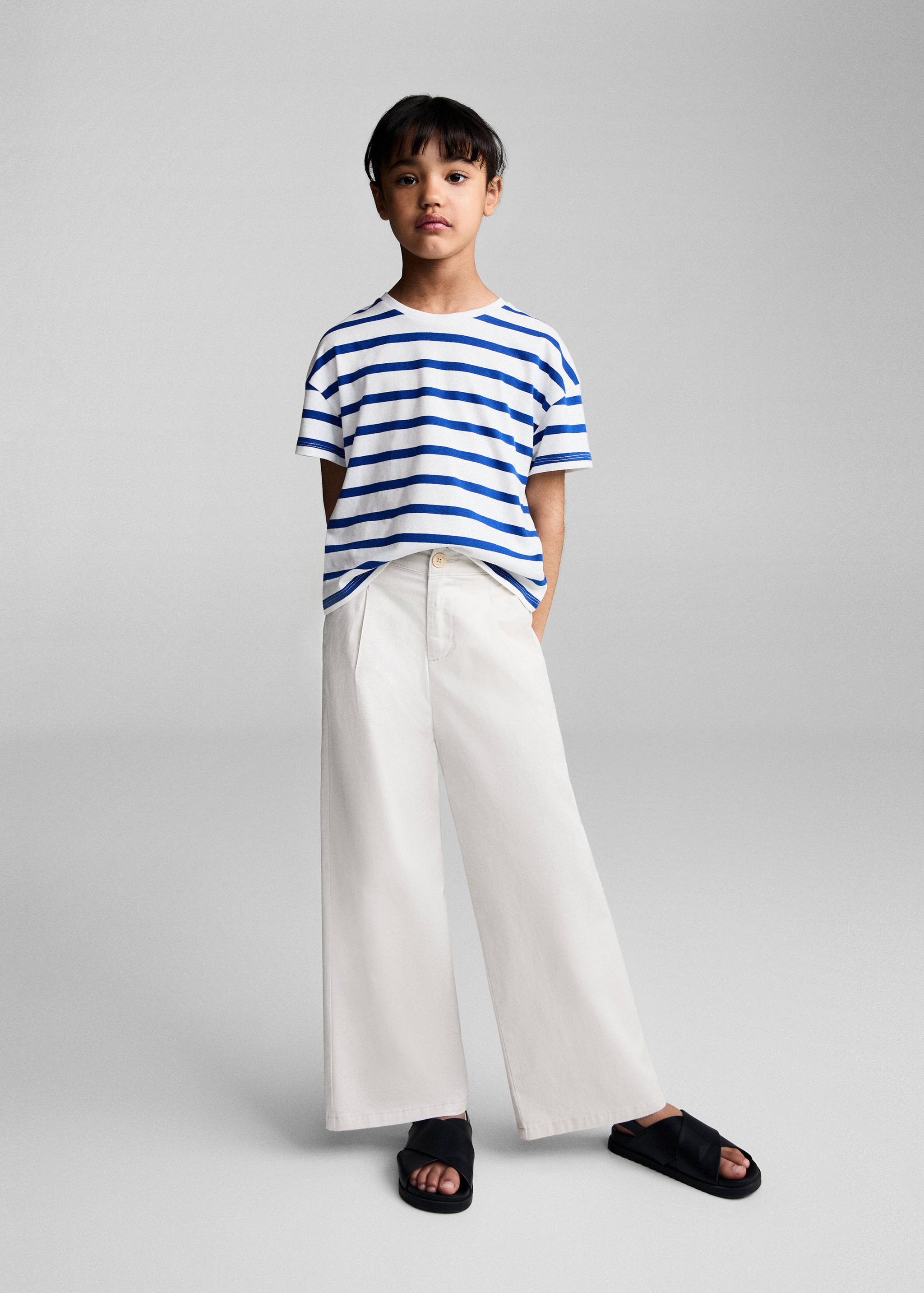 Striped cotton T-shirt - General plane
