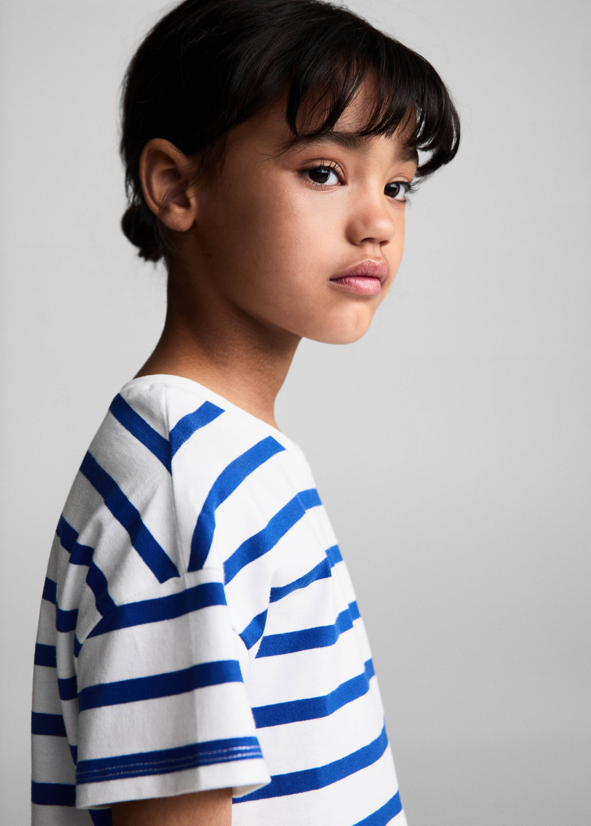 تي شيرت قطني مخطط - تفاصيل المنتج 1