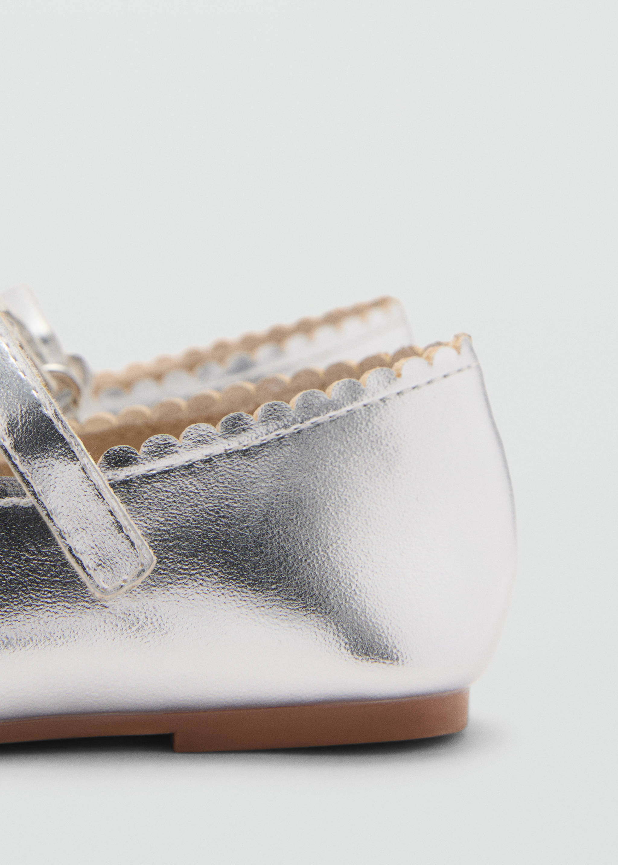 Metallic ballet flats - Details of the article 1