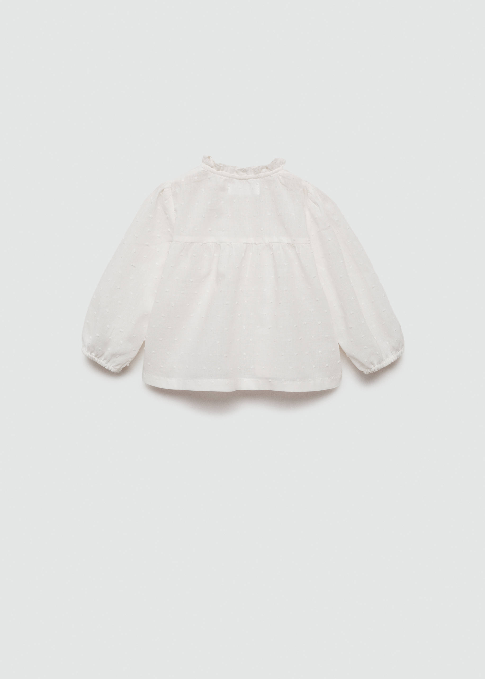 Blusa algodón plumeti - Reverso del artículo