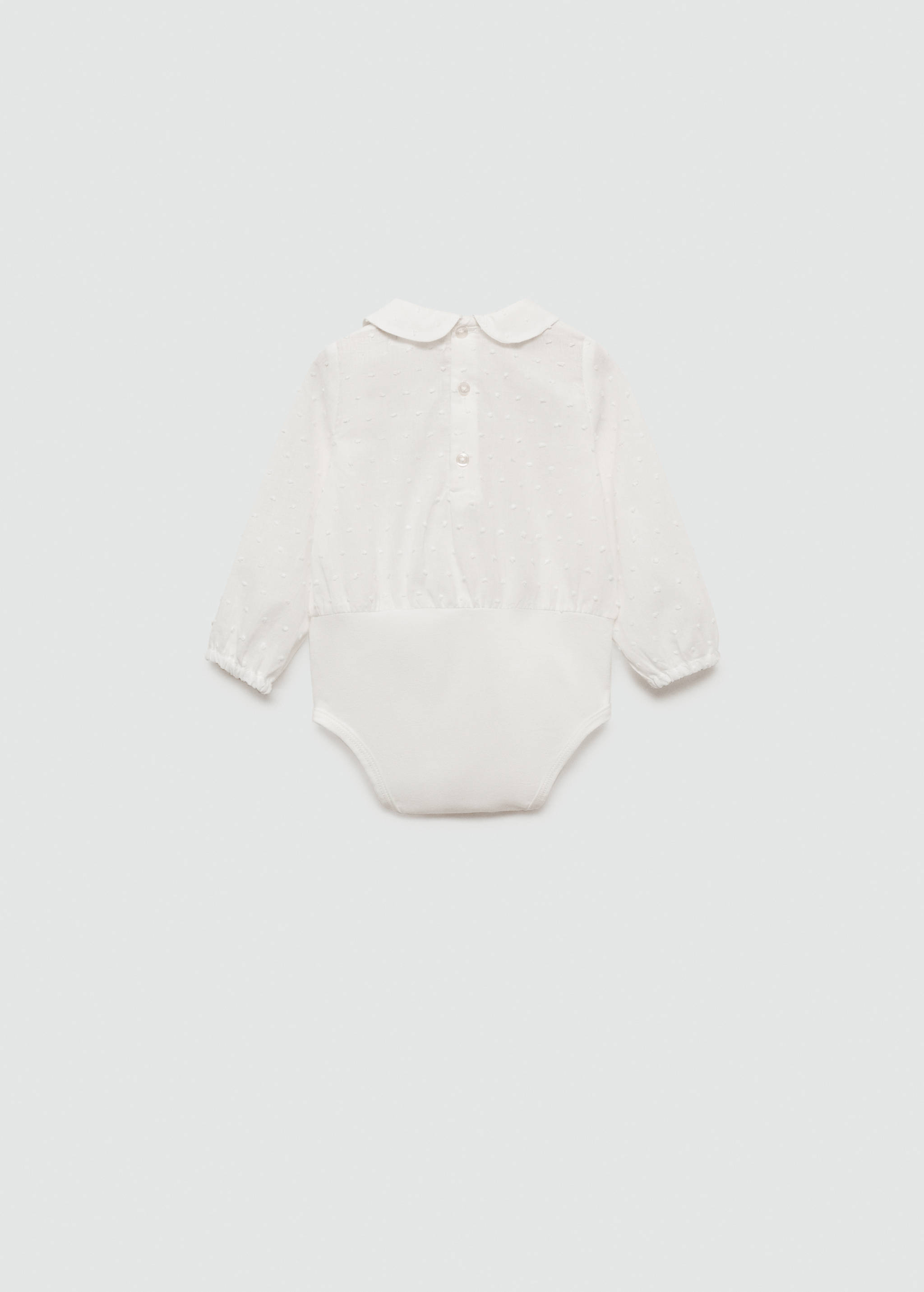 Body com blusa de plumeti - Verso do artigo