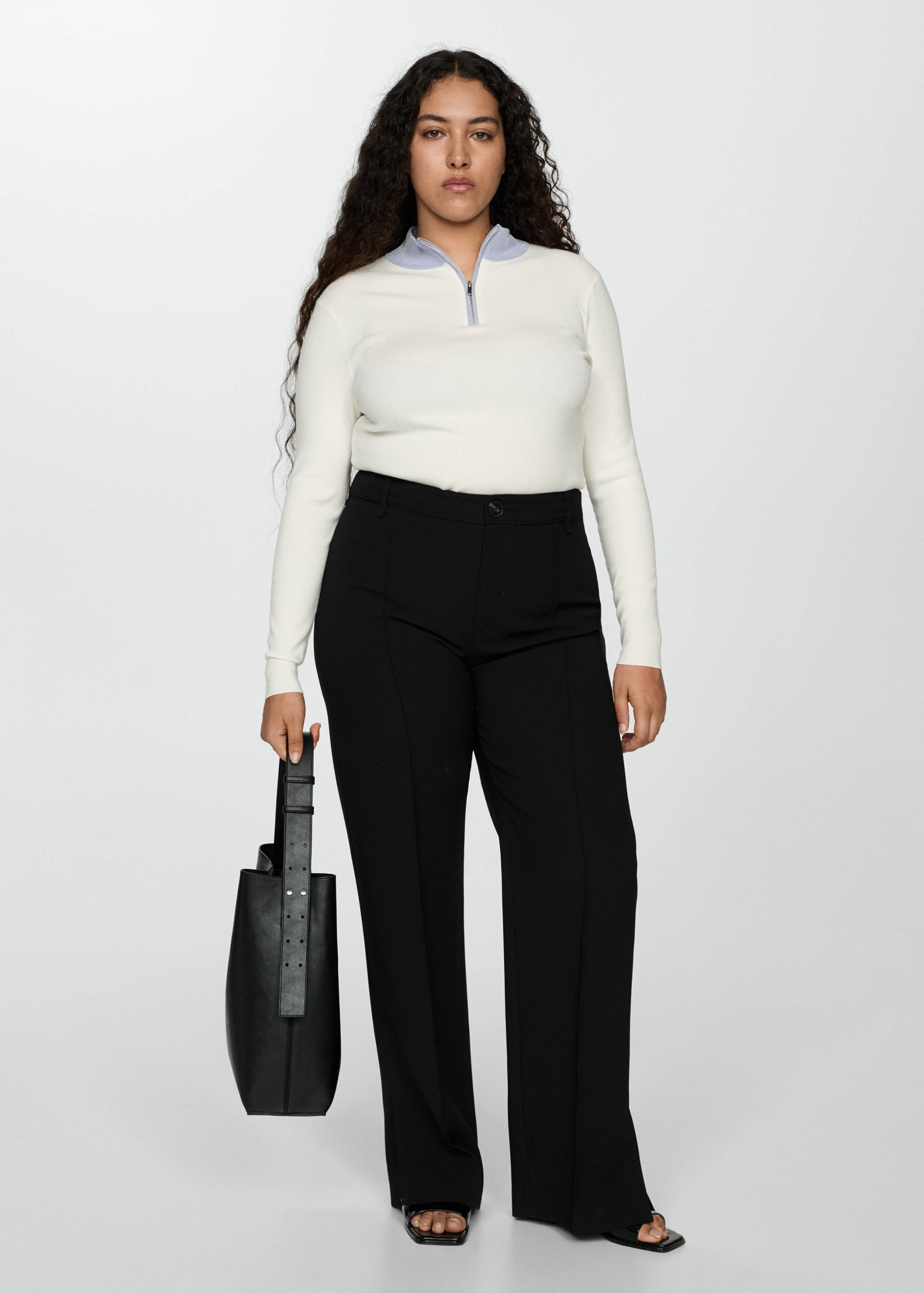 Zip neck jumper - Details of the article 3