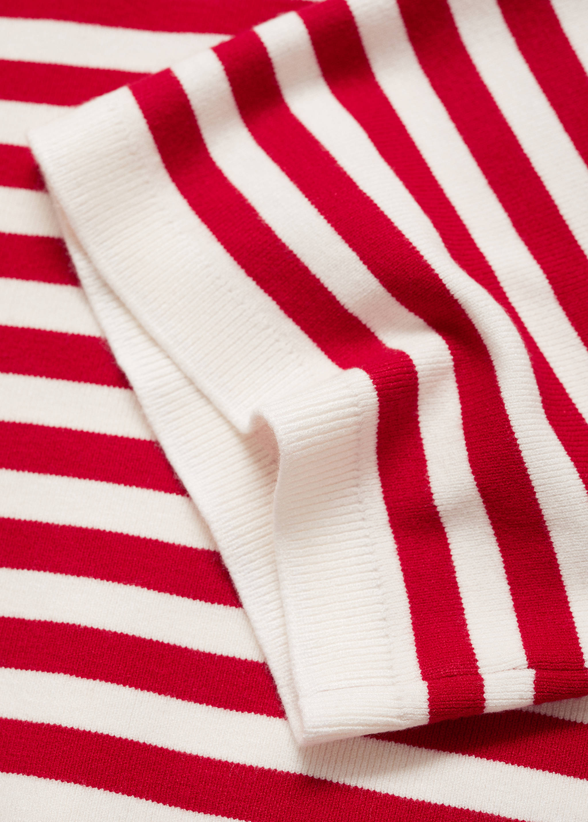 Striped crop T-shirt - Details of the article 0
