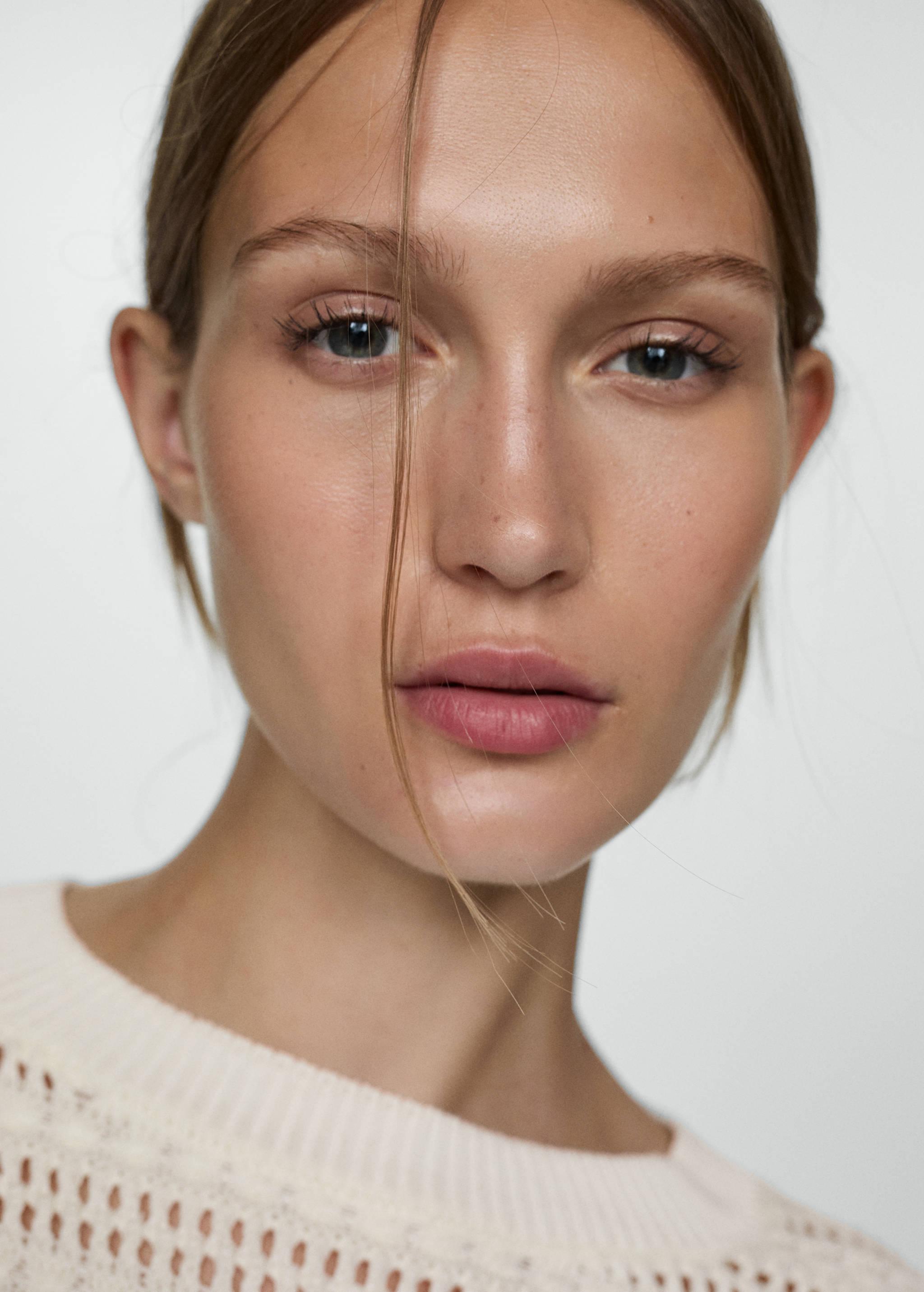 Pullover mit Lochstrickmuster - Detail des Artikels 1