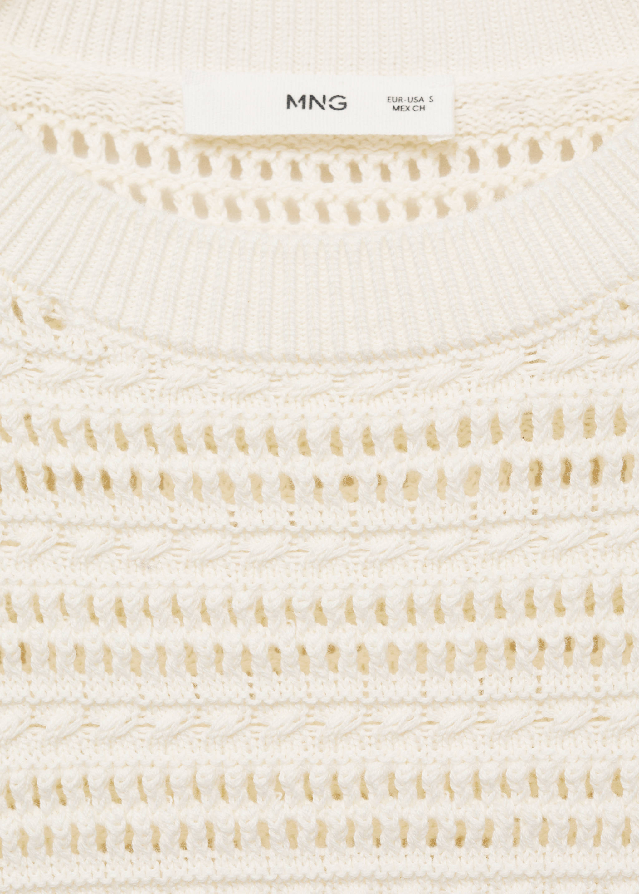 Pullover mit Lochstrickmuster - Detail des Artikels 8