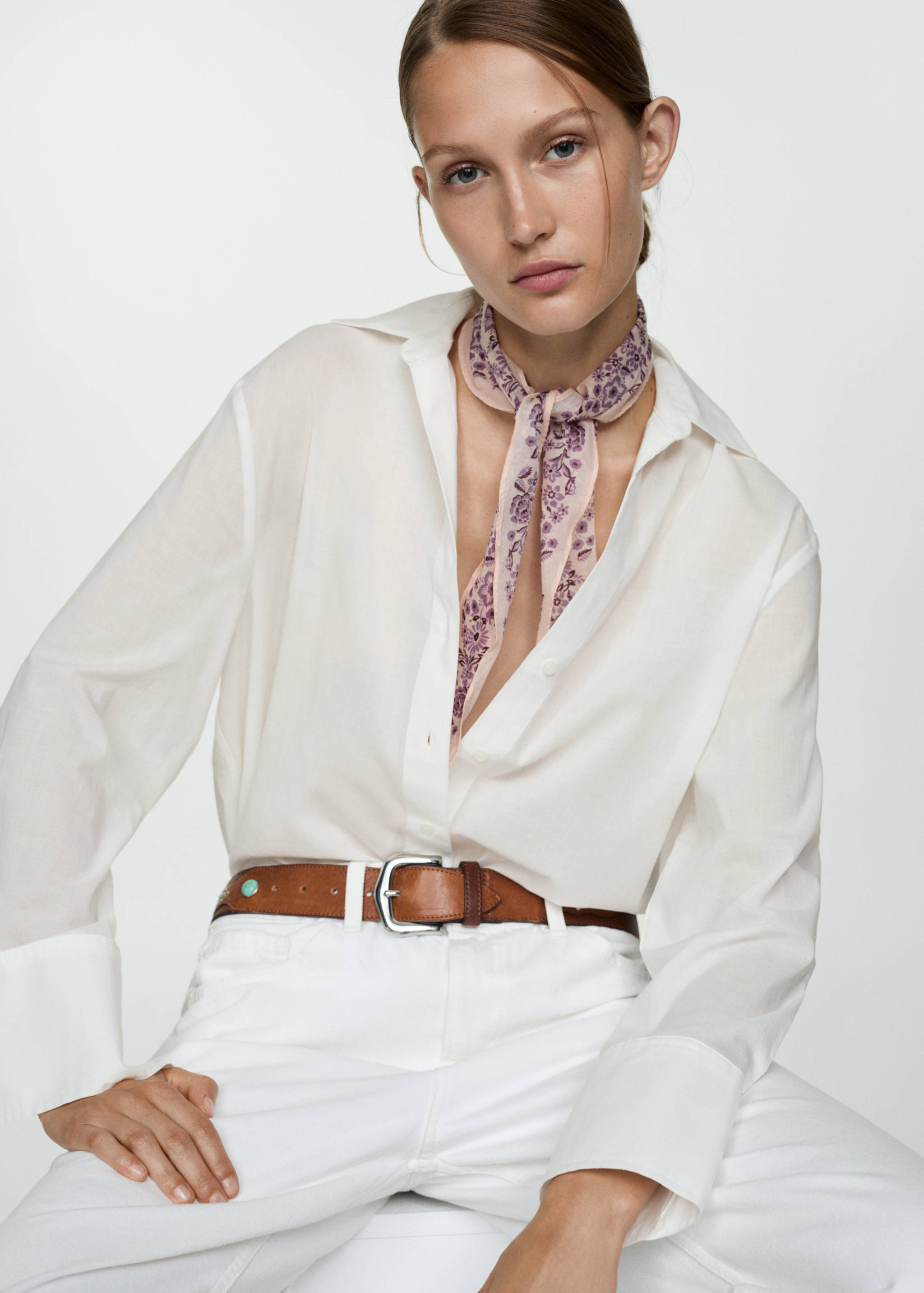 Lightweight cotton shirt - Medium plane