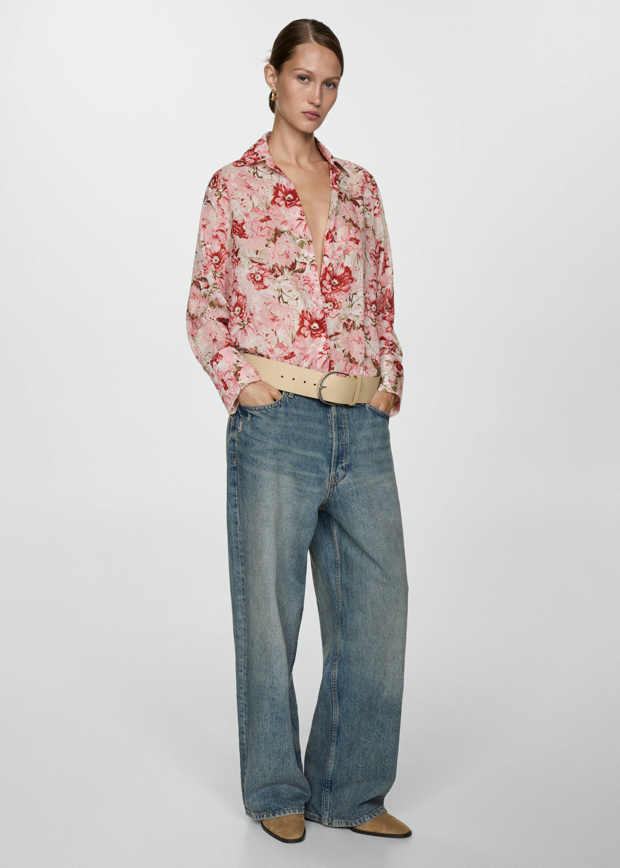 Printed cotton shirt - General plane