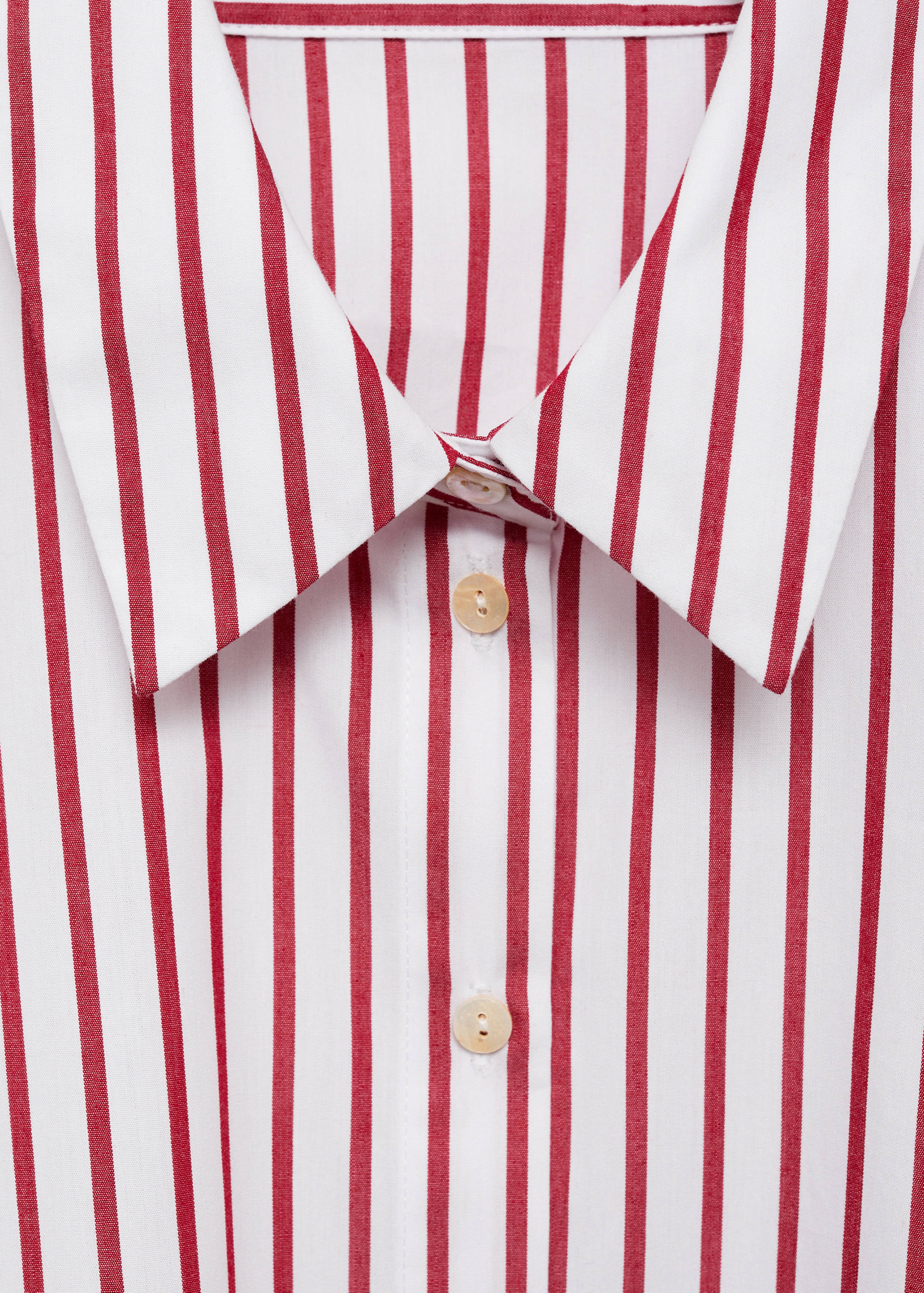 Striped cropped shirt - Details of the article 8