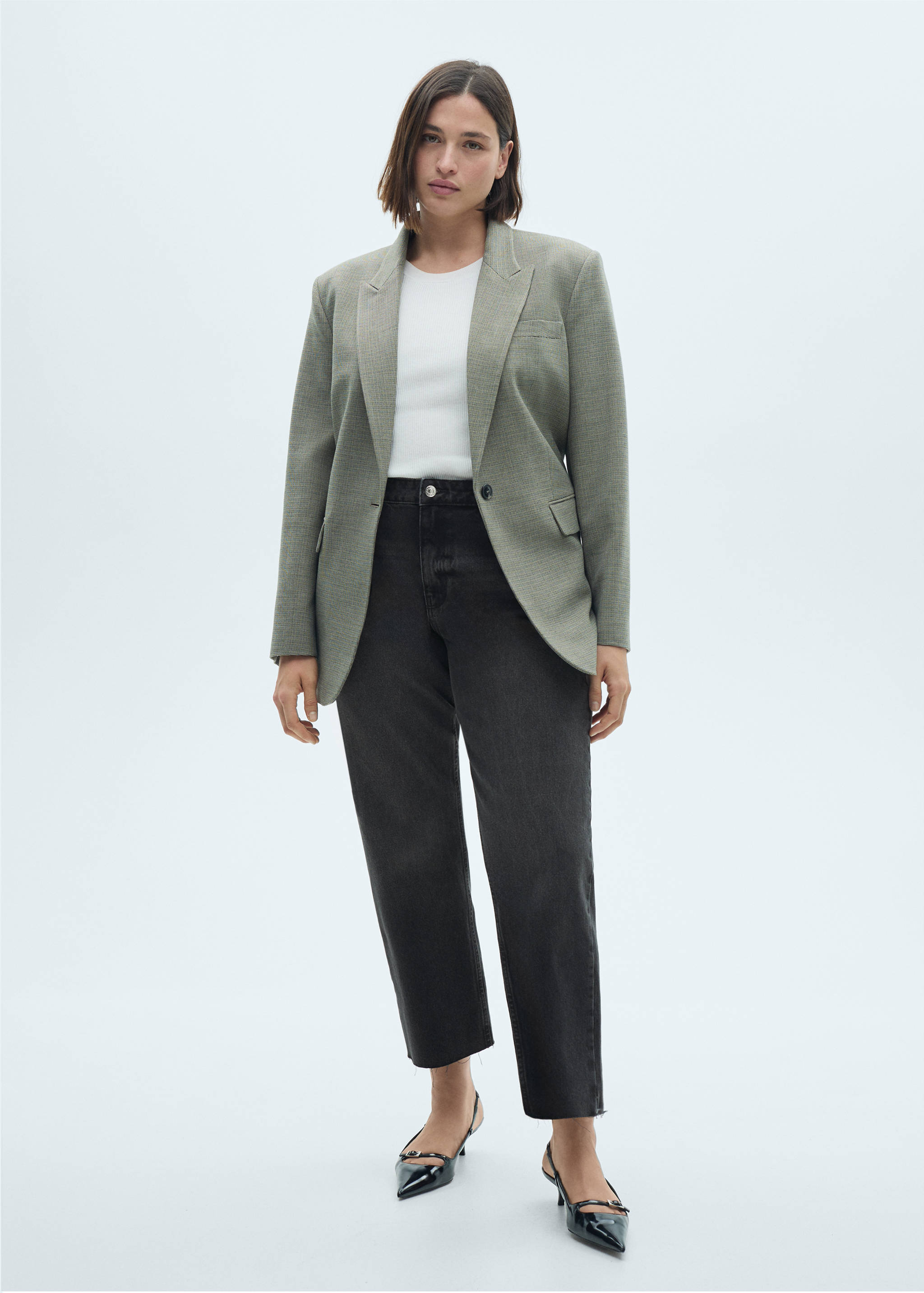 Blanca straight-fit cropped jeans - Details of the article 3