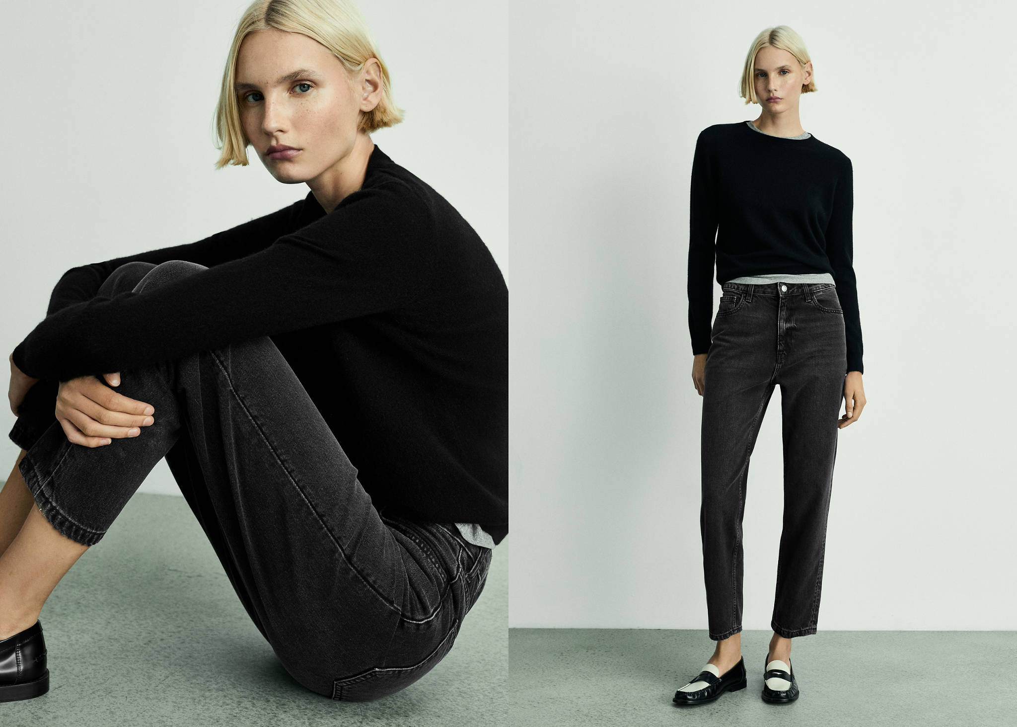 Mom2000 high-rise jeans - Panoramic plane