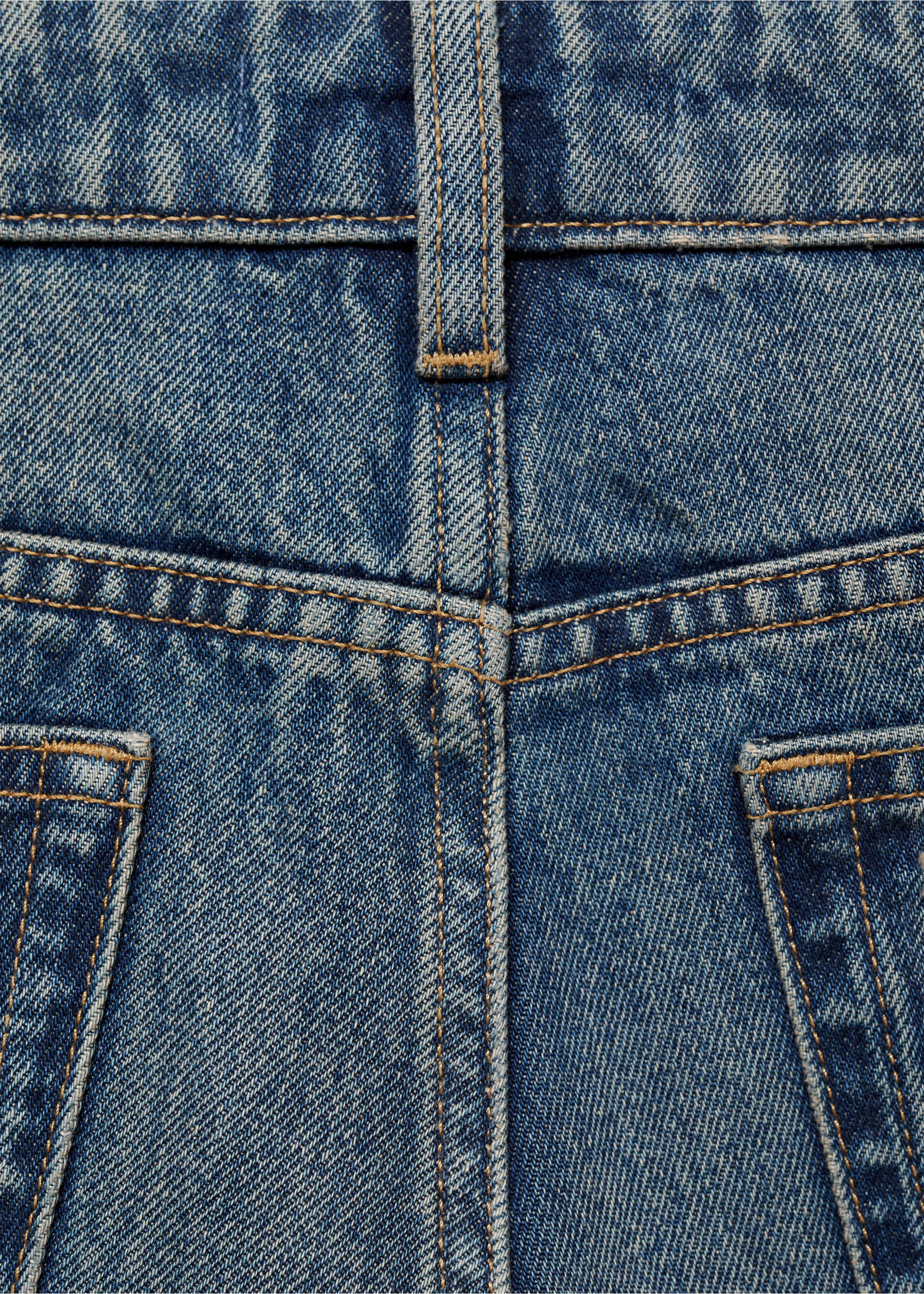 Blanca straight-fit cropped jeans - Details of the article 0, Dark Blue. Ref: 77004034-00.
