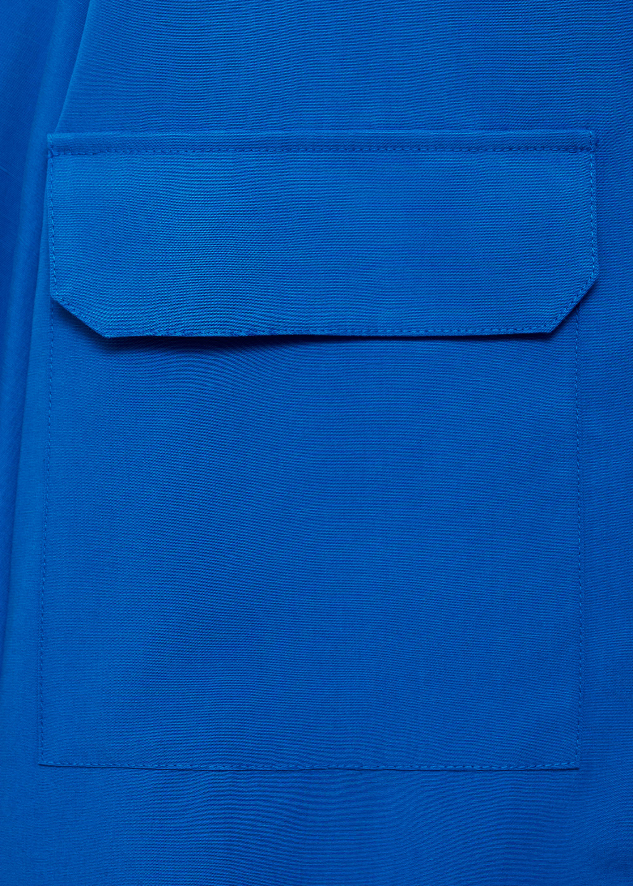 Lyocell shirt with pocket - Details of the article 0