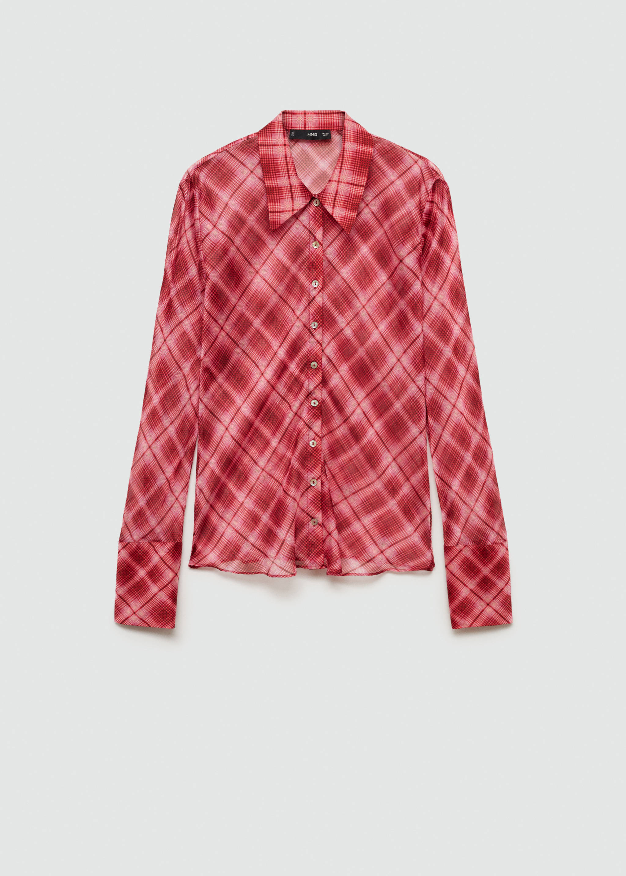 Camisa estampada cuadros - Artículo sin modelo