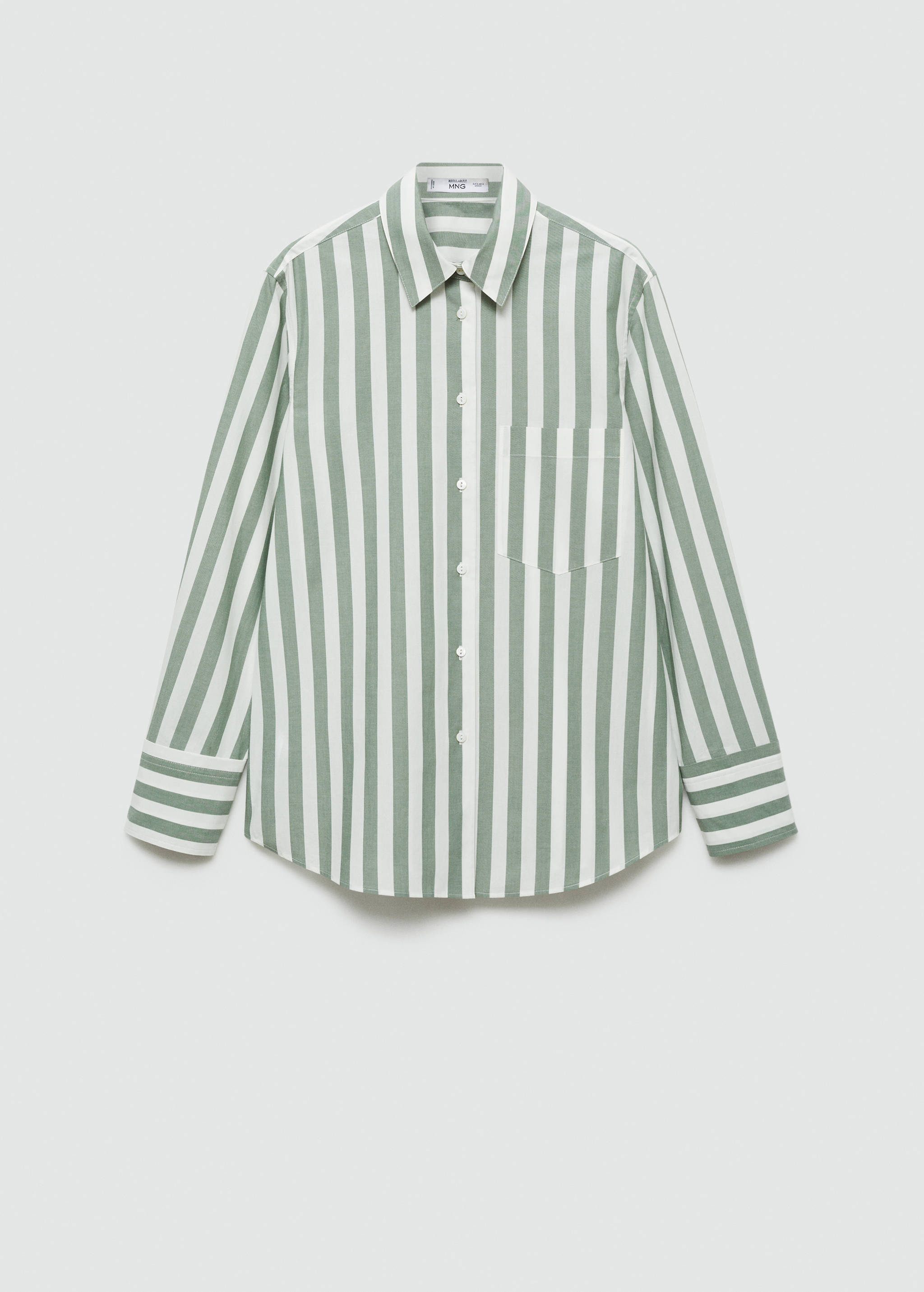 Striped cotton shirt - Article without model